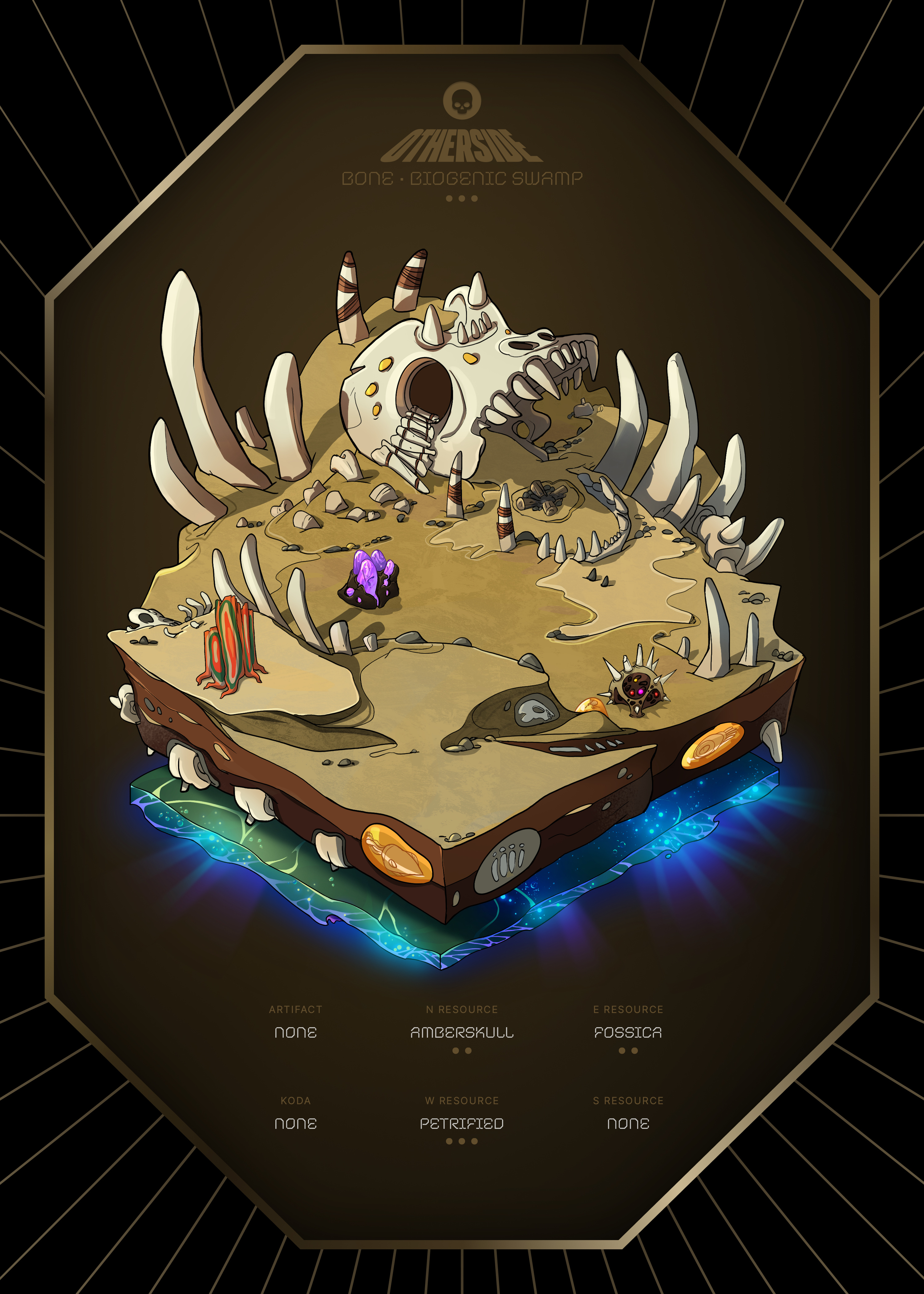 Otherdeed #7161 — Bone