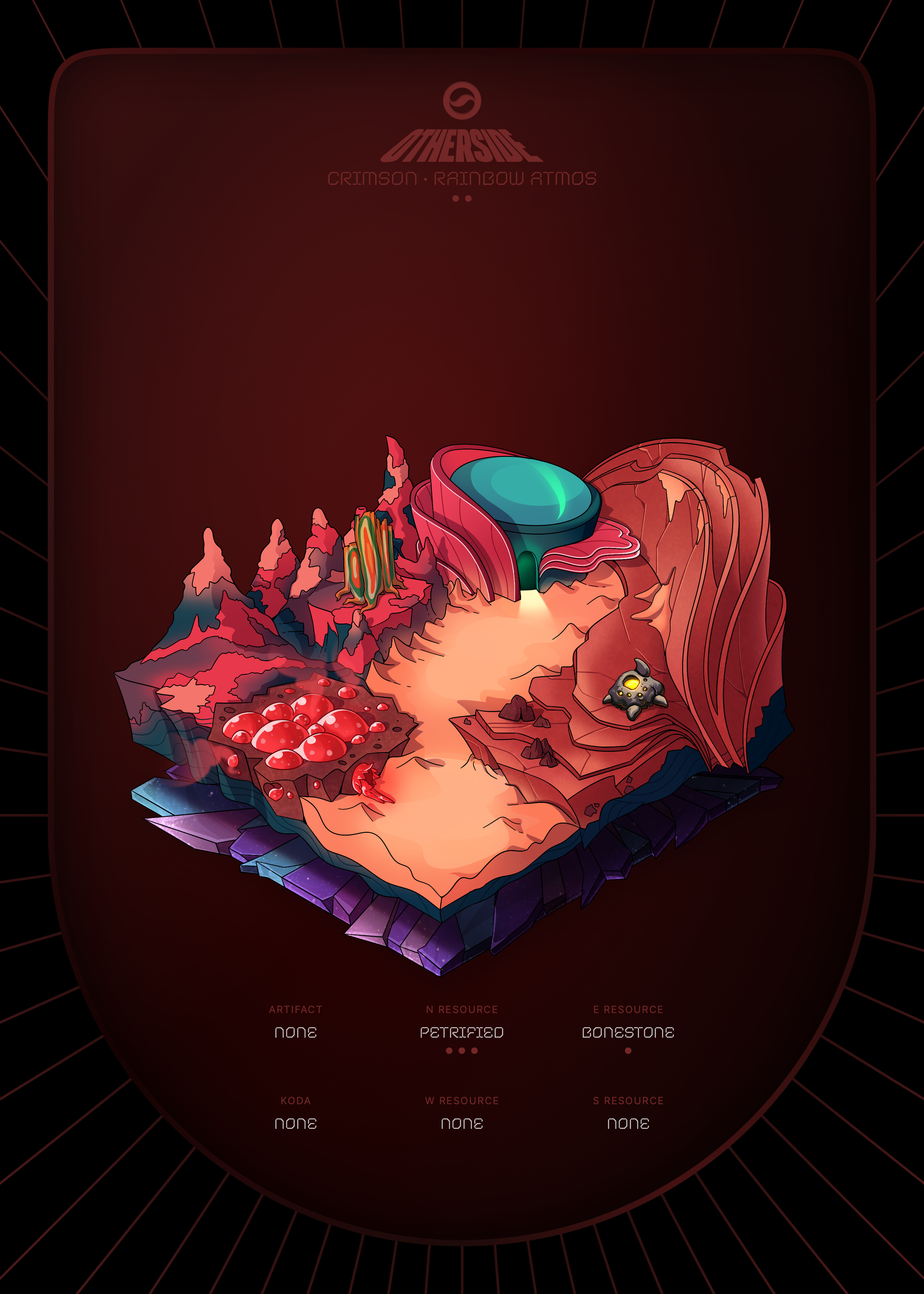 Otherdeed #69741 — Crimson
