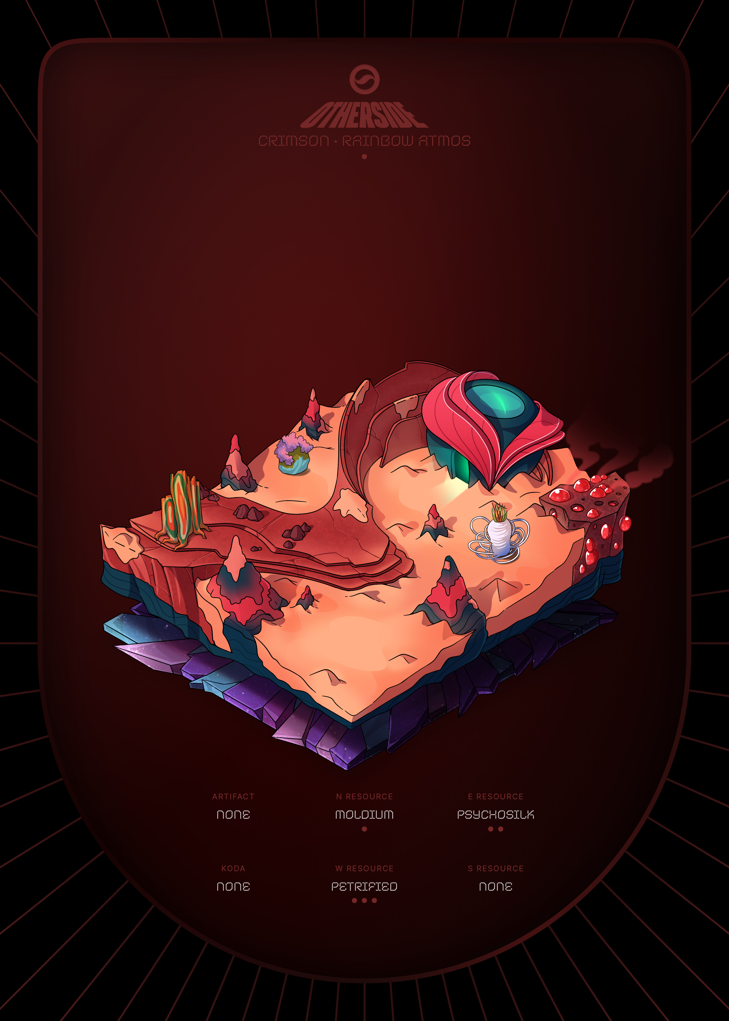 Otherdeed #71160 — Crimson