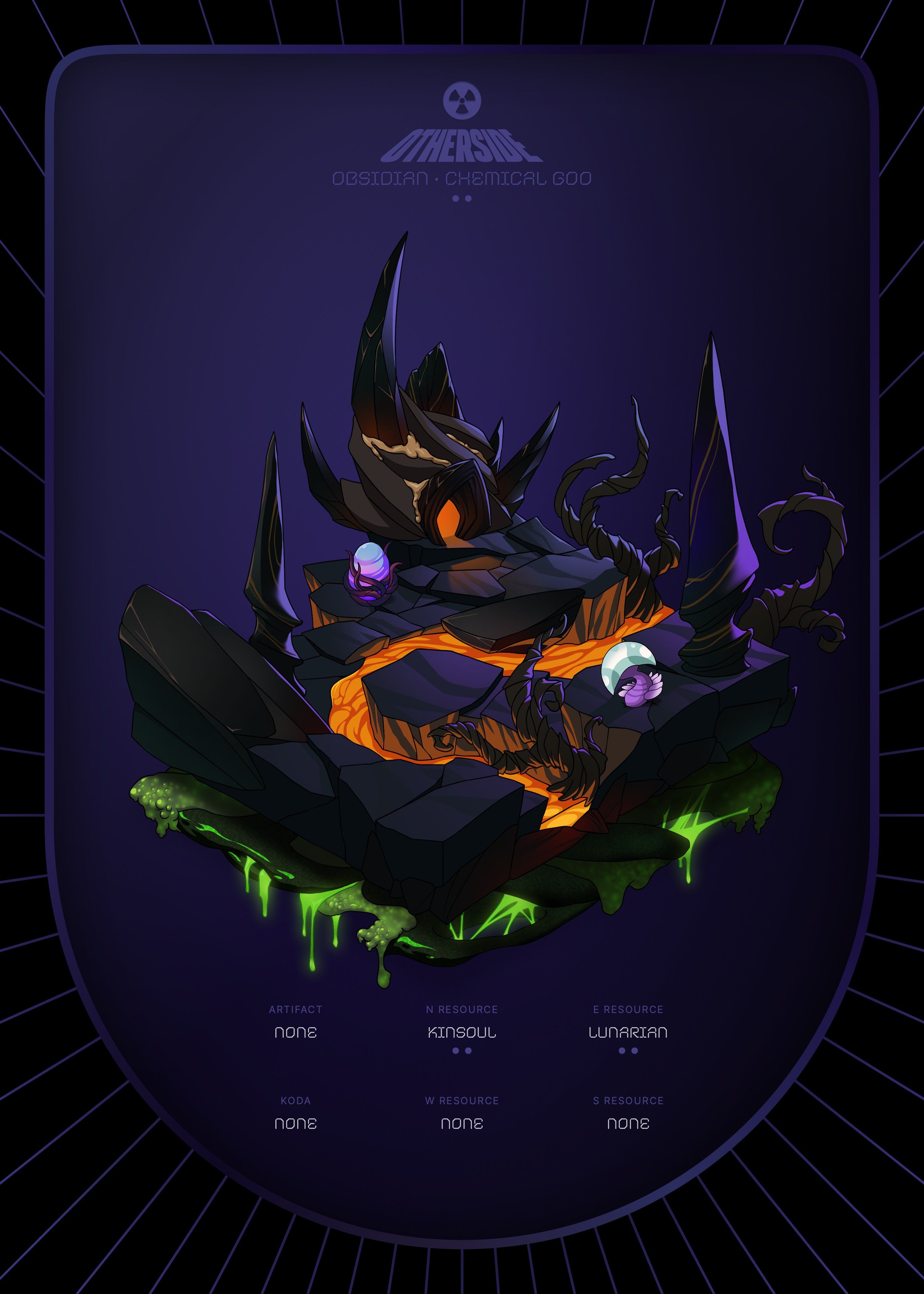 Otherdeed #20264 — Obsidian