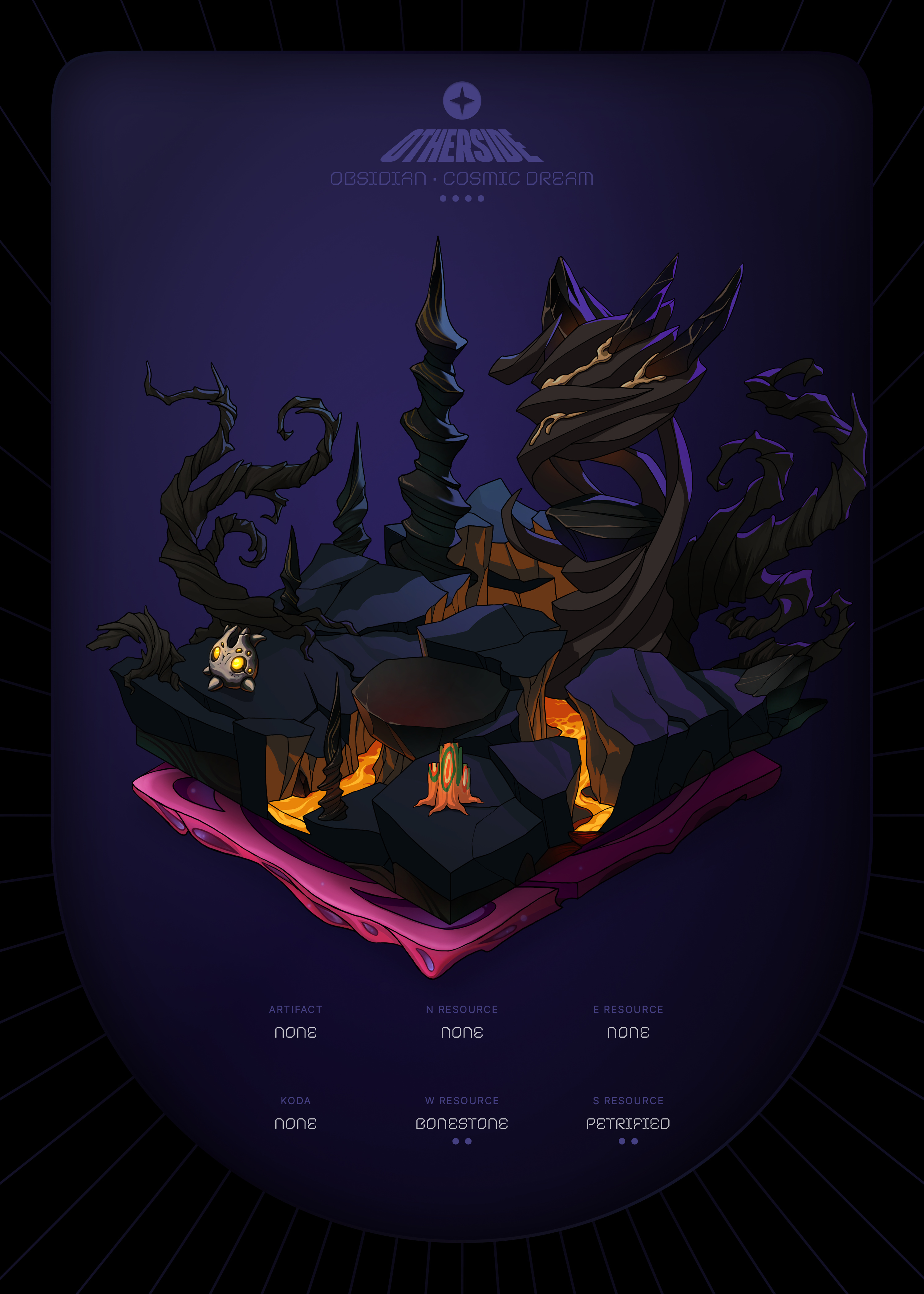 Otherdeed #91977 — Obsidian