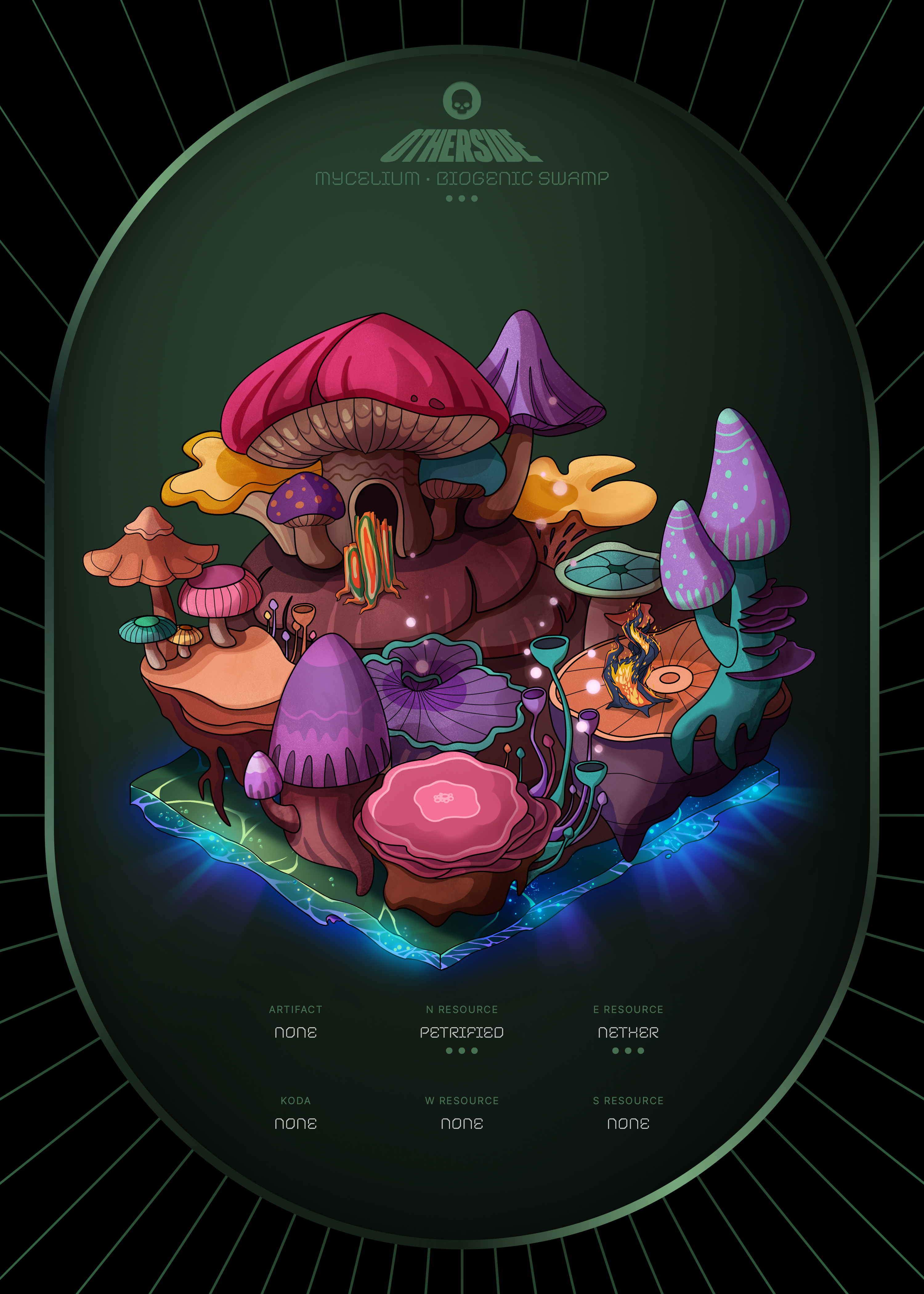Otherdeed #4000 — Mycelium