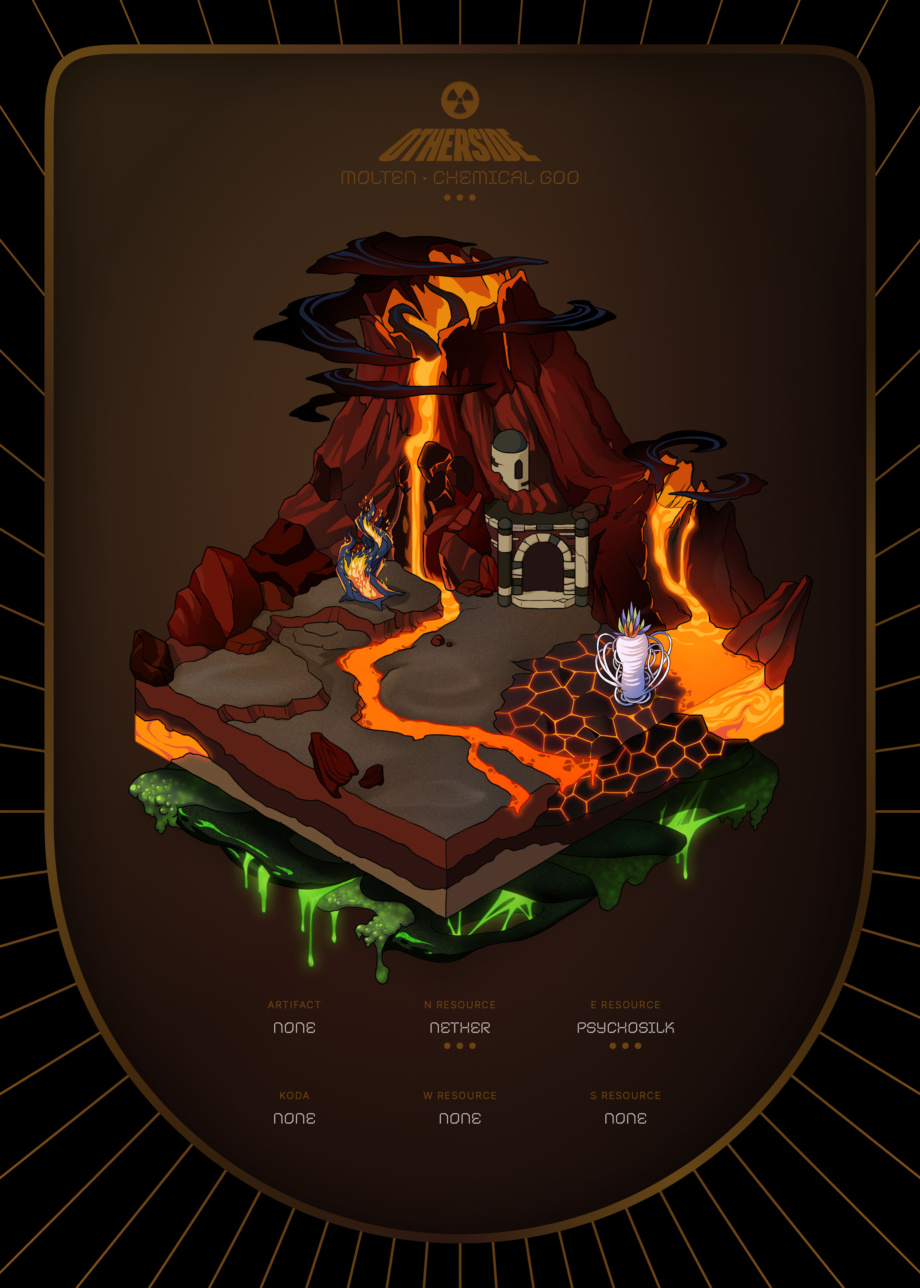 Otherdeed #10848 — Molten