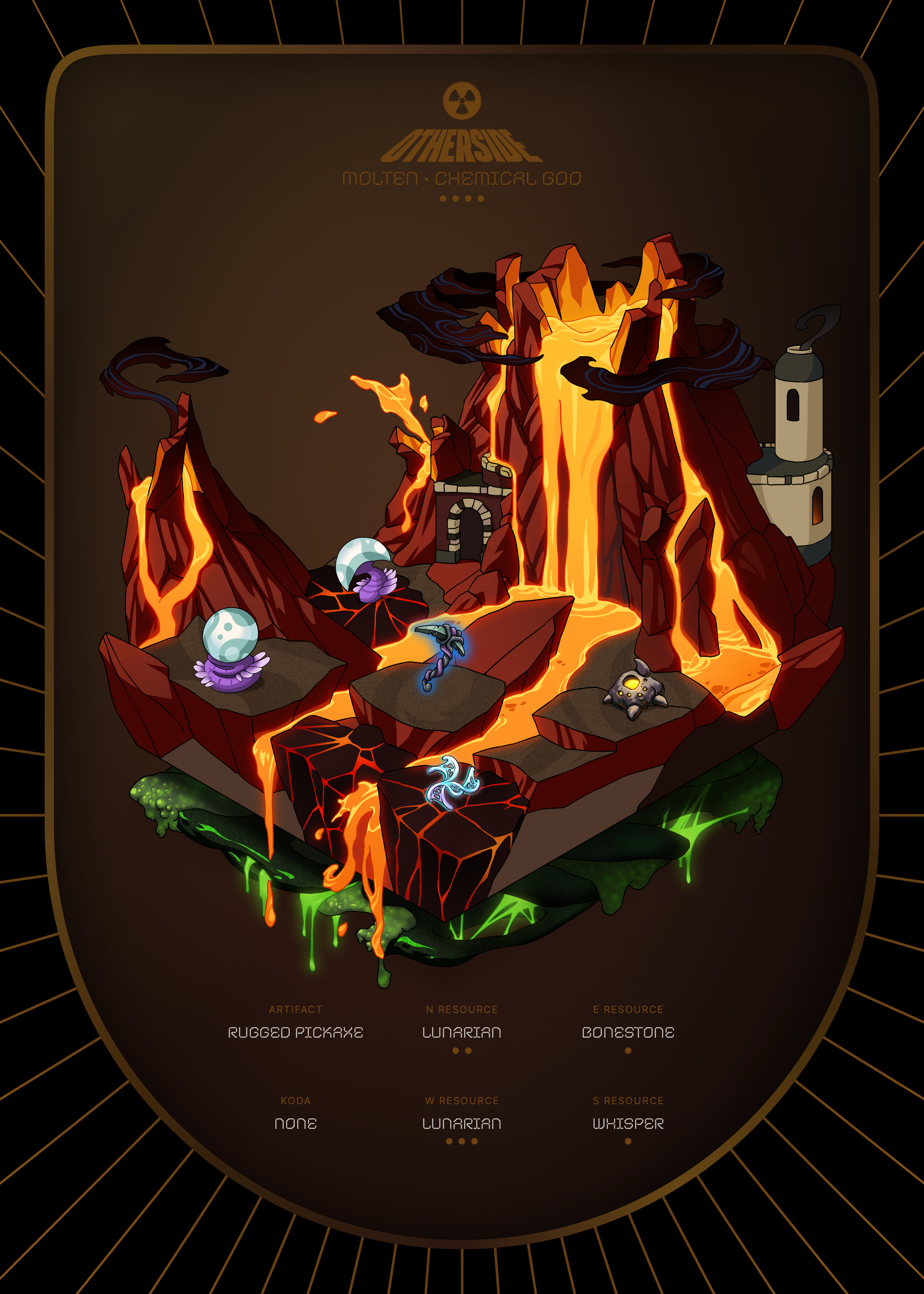 Otherdeed #26772 — Molten