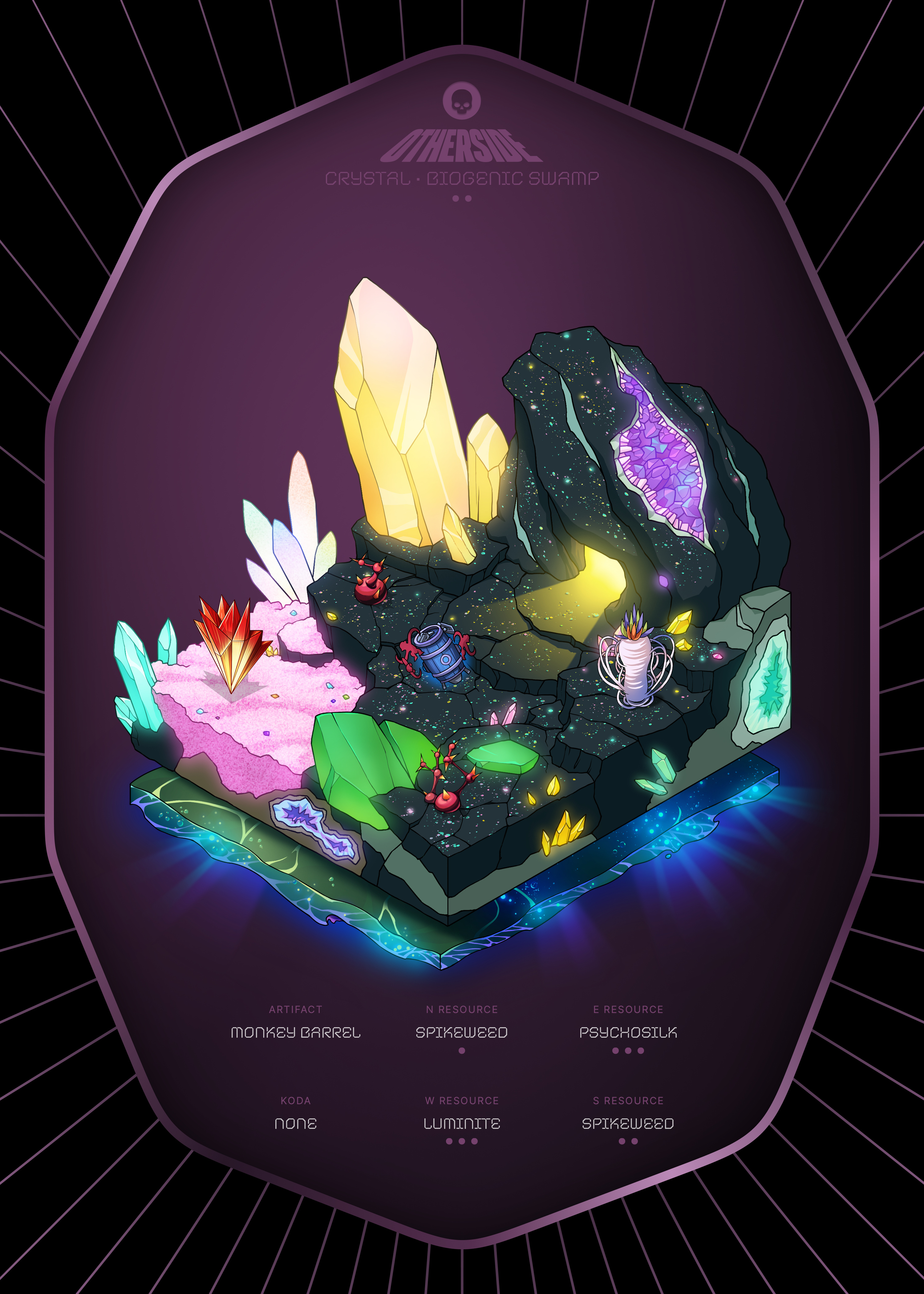 Otherdeed #3909 — Crystal