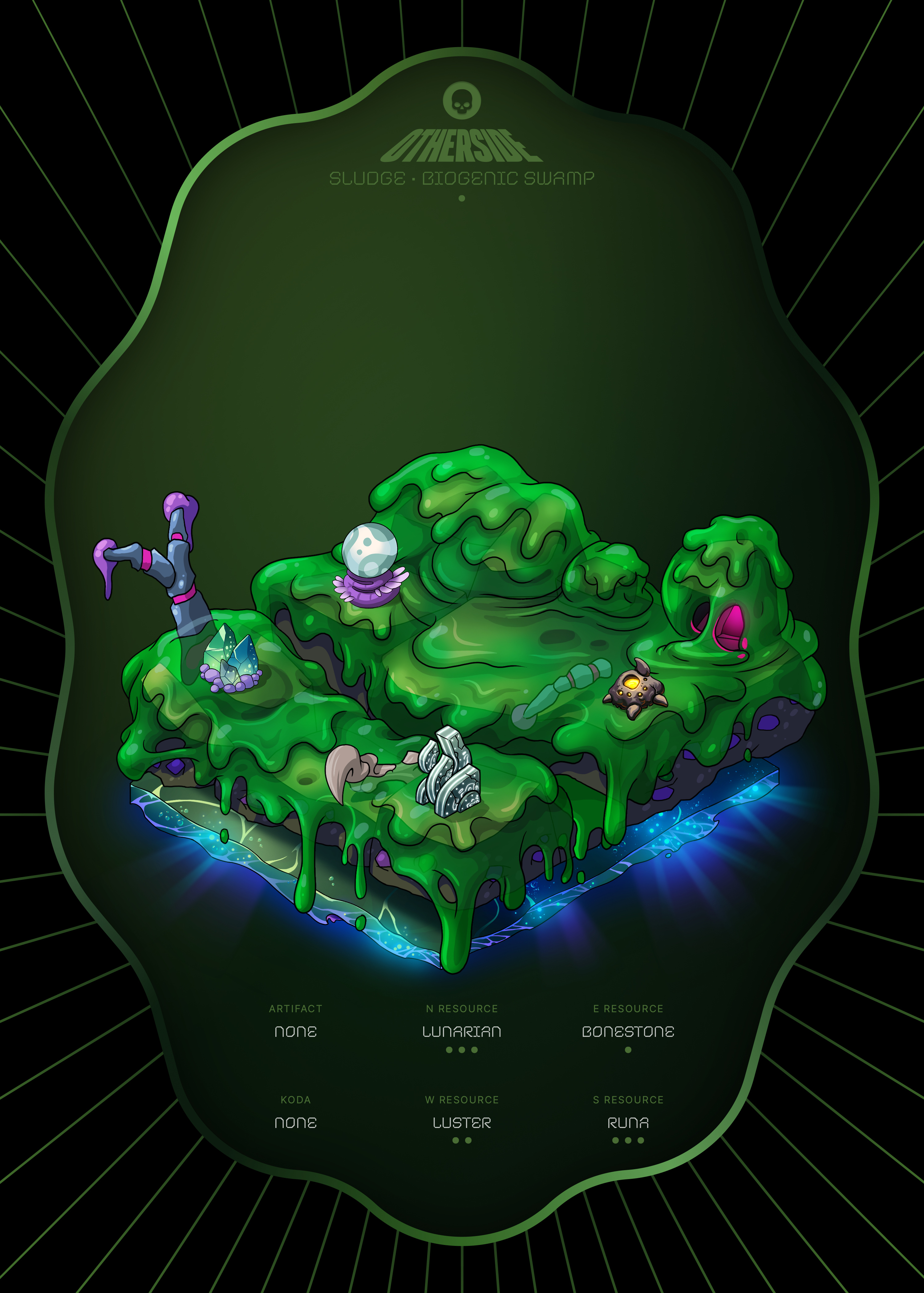 Otherdeed #5713 — Sludge