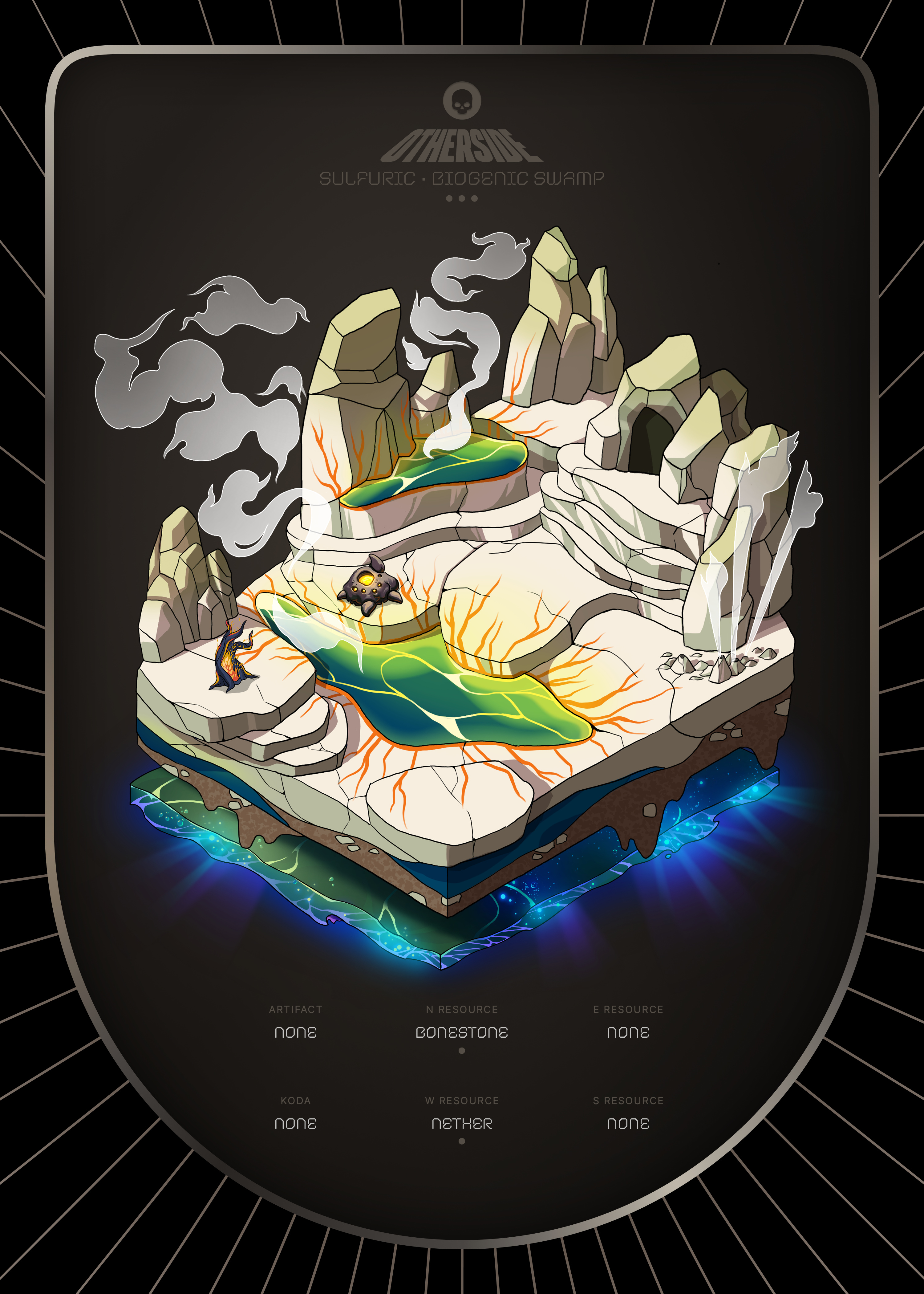 Otherdeed #7004 — Sulfuric