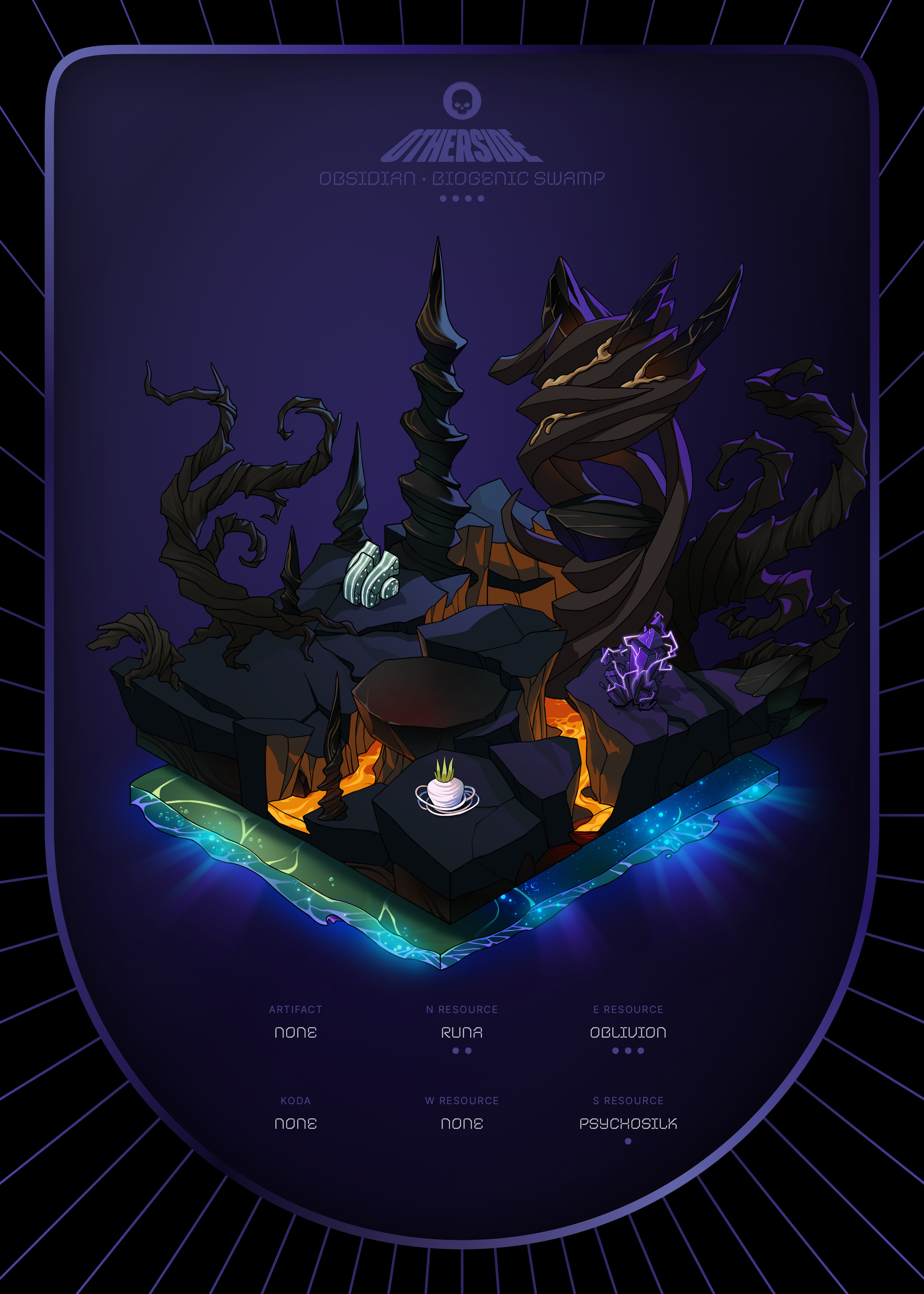 Otherdeed #1867 — Obsidian