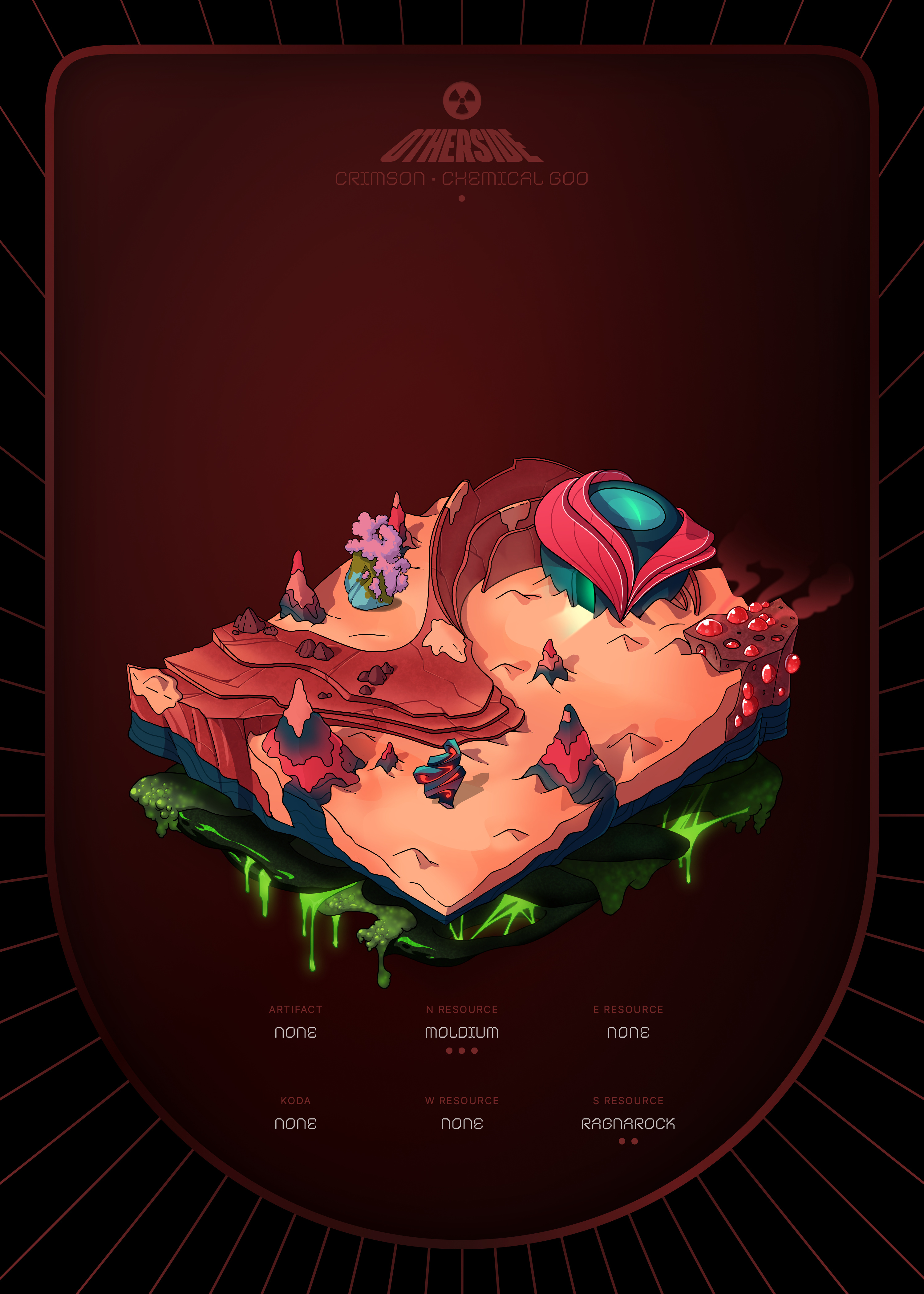 Otherdeed #19374 — Crimson