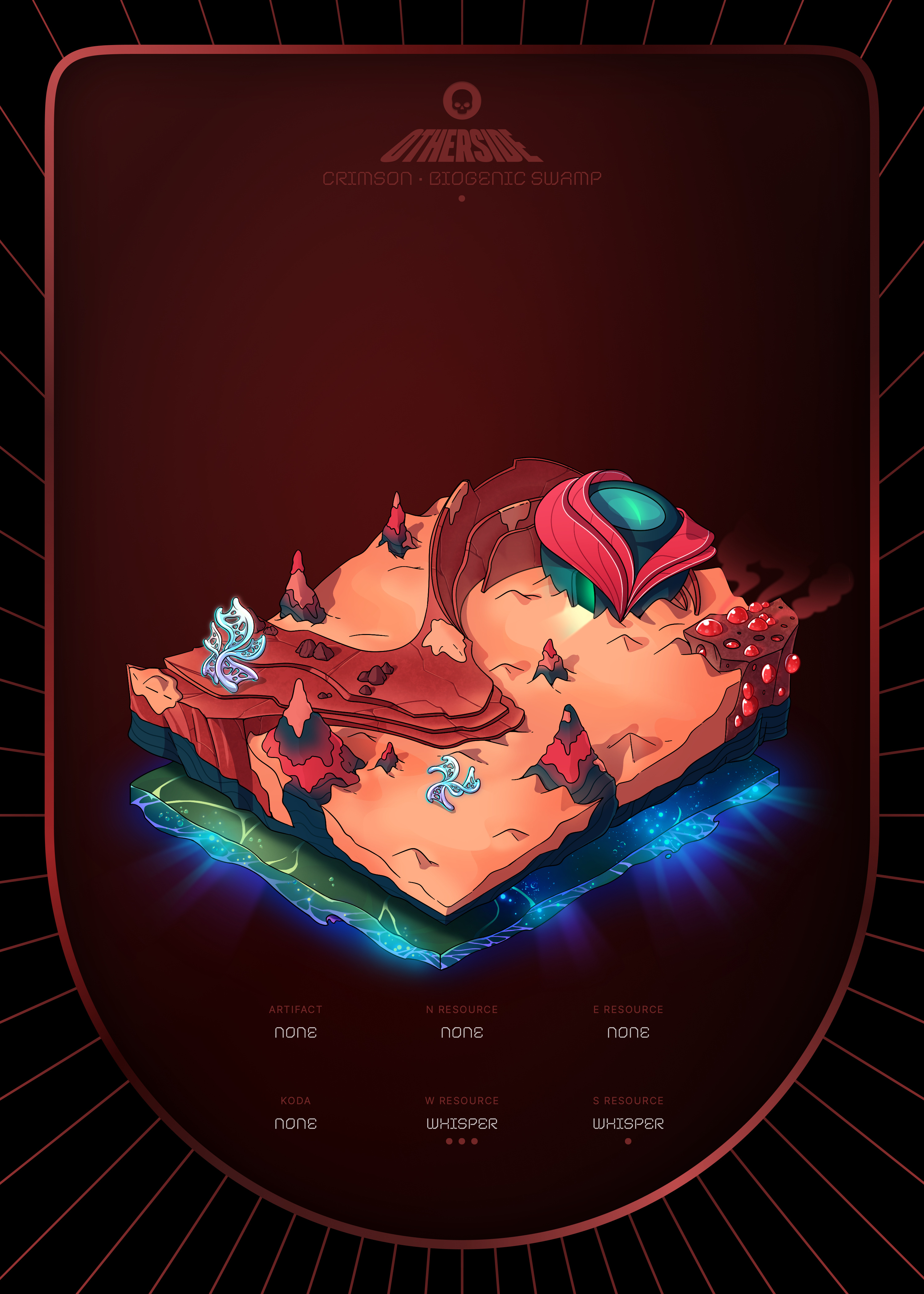 Otherdeed #1260 — Crimson