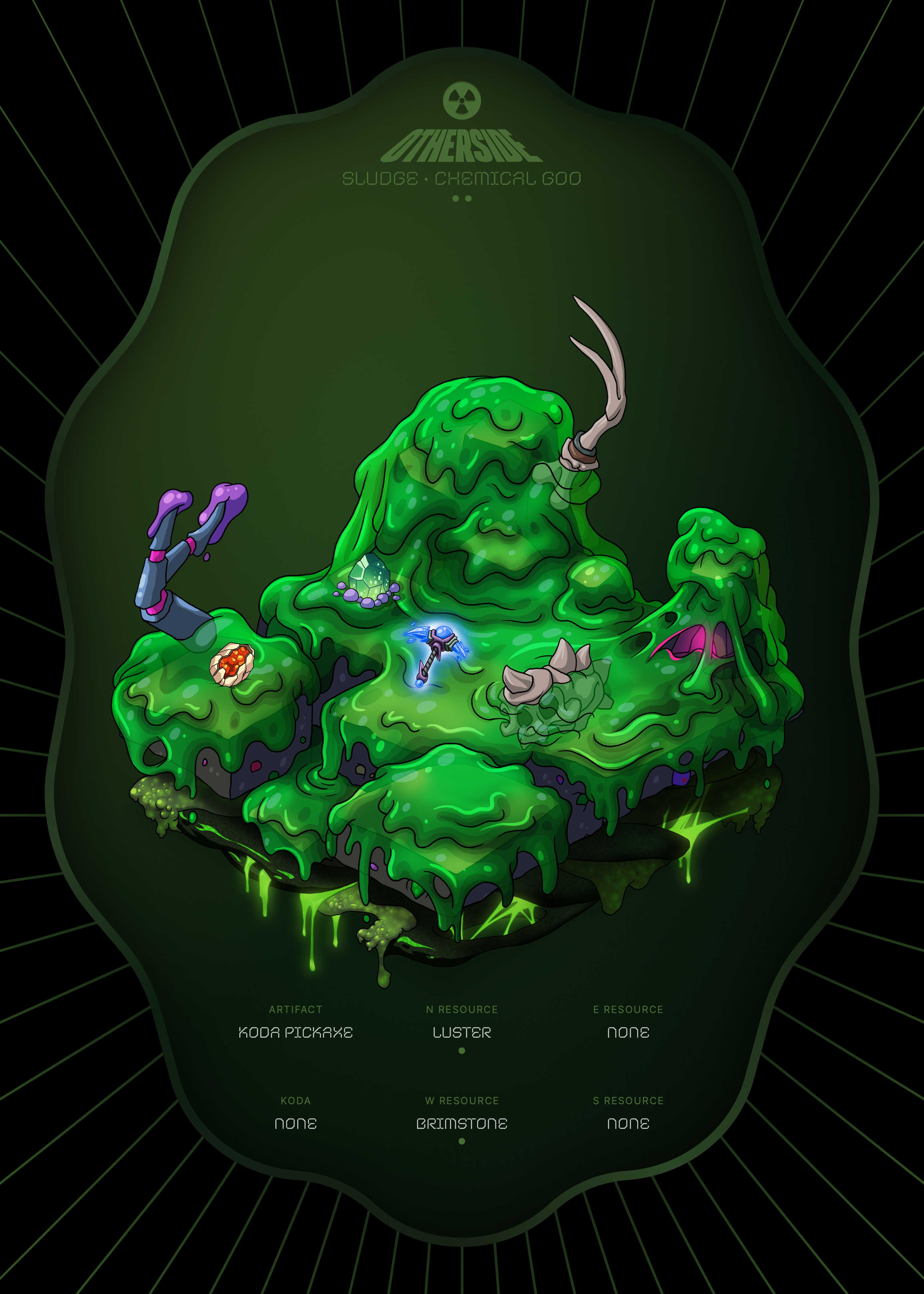 Otherdeed #19862 — Sludge