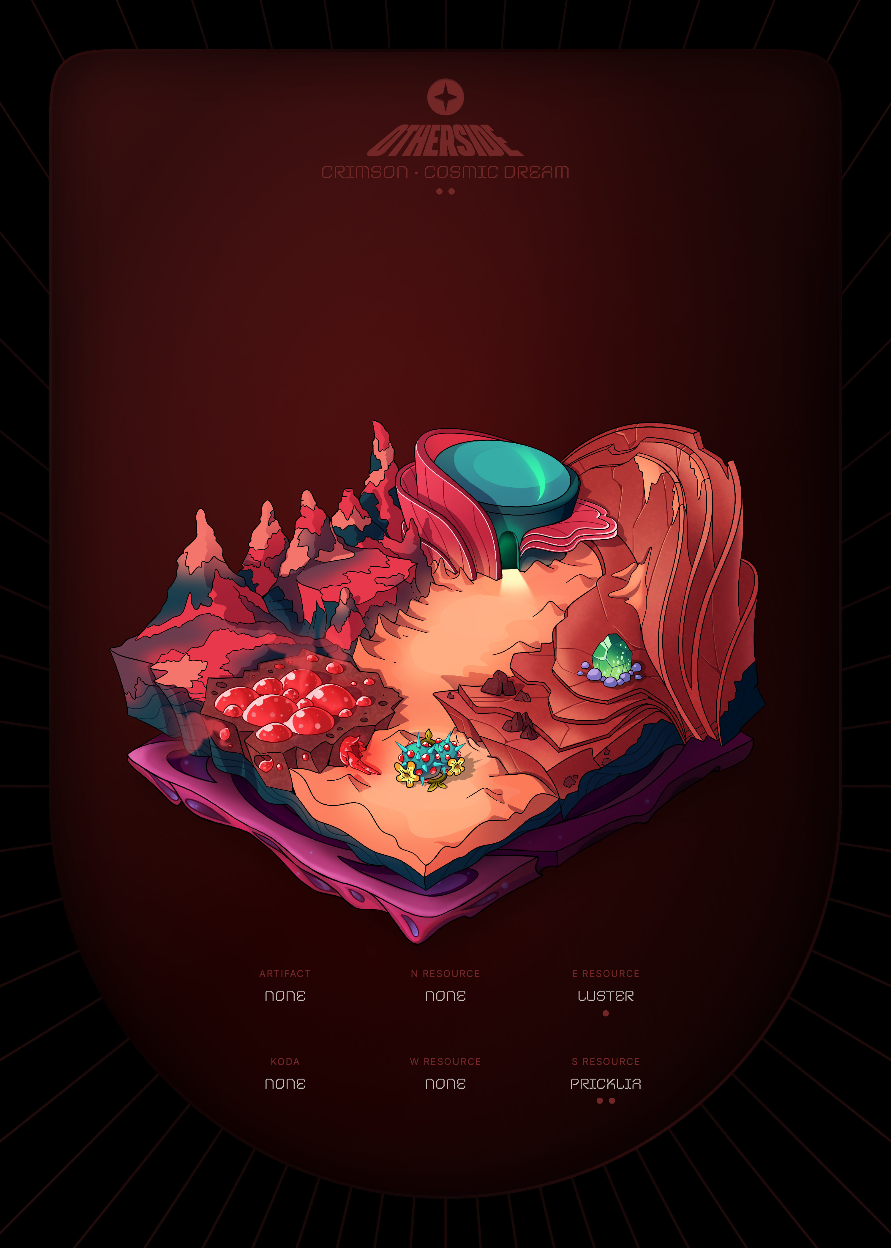 Otherdeed #37464 — Crimson