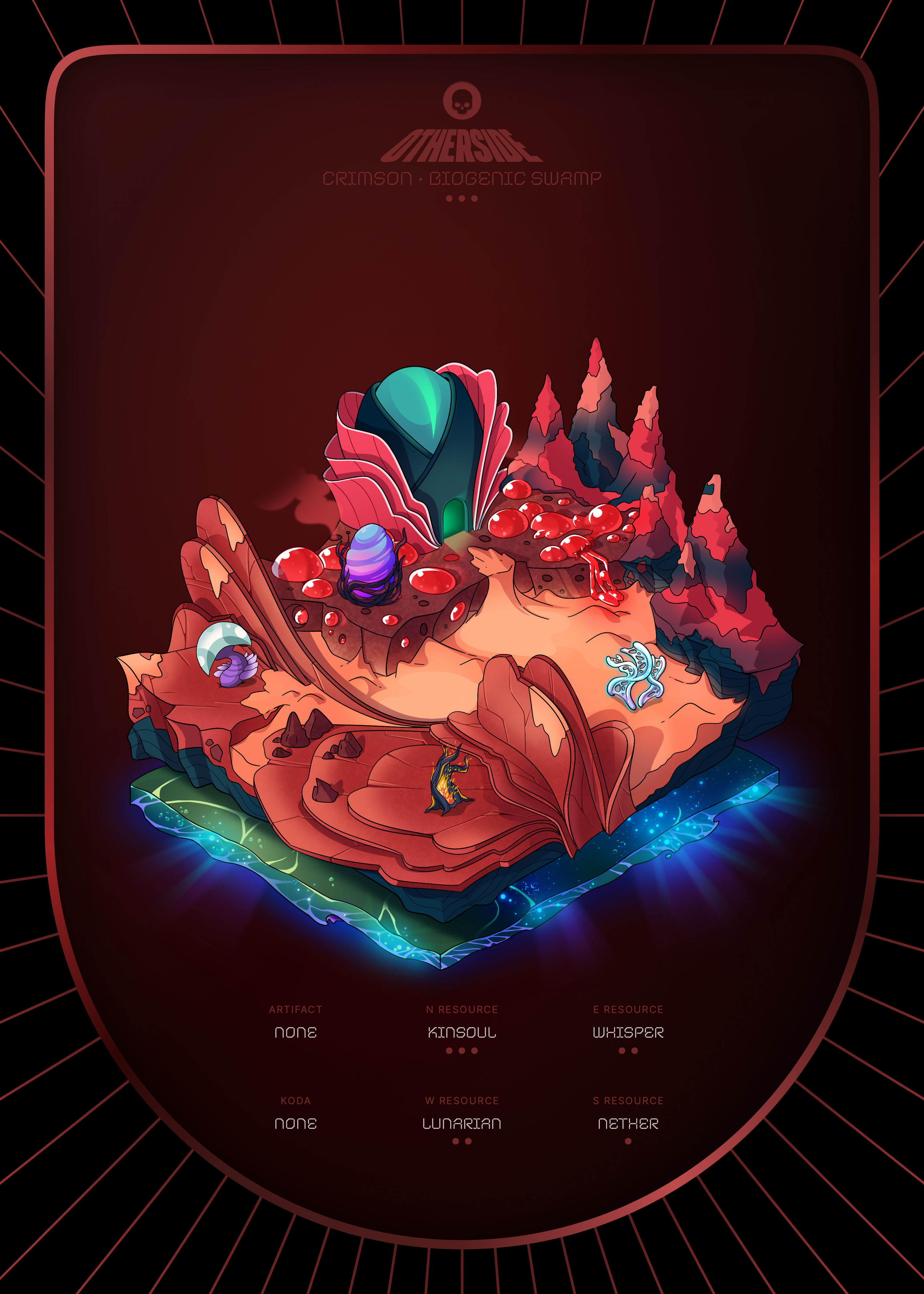 Otherdeed #4659 — Crimson