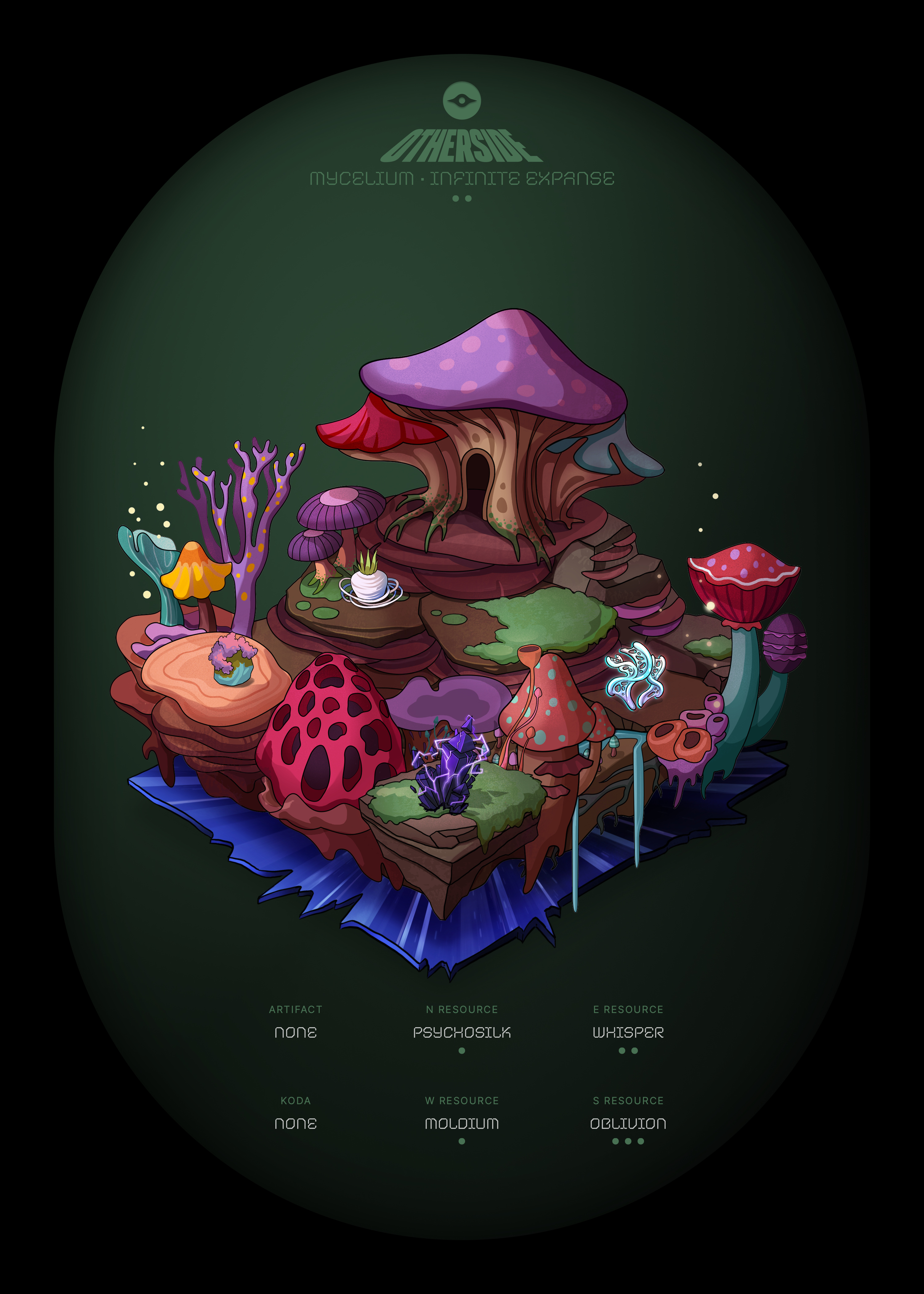 Otherdeed #62077 — Mycelium