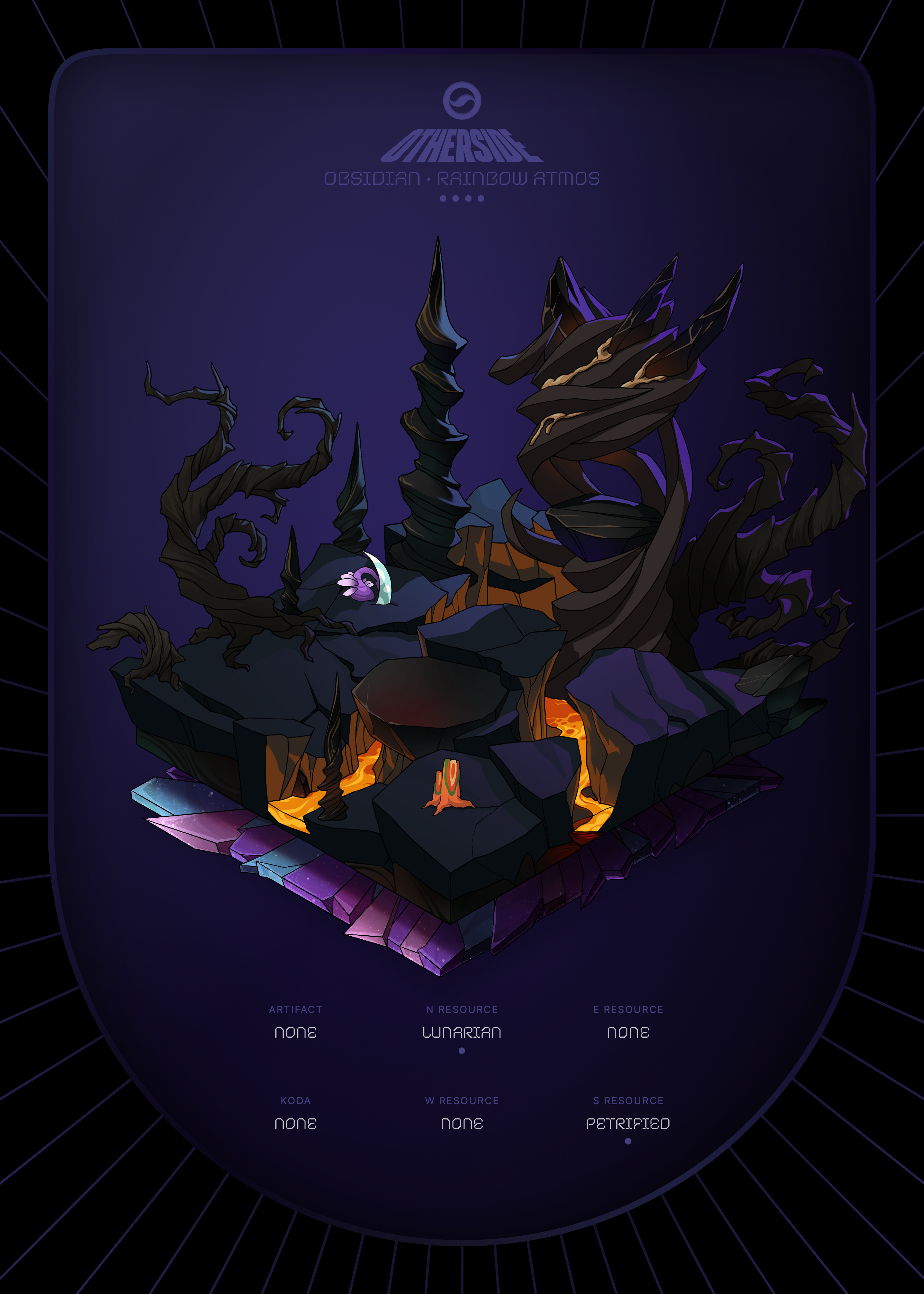 Otherdeed #77701 — Obsidian