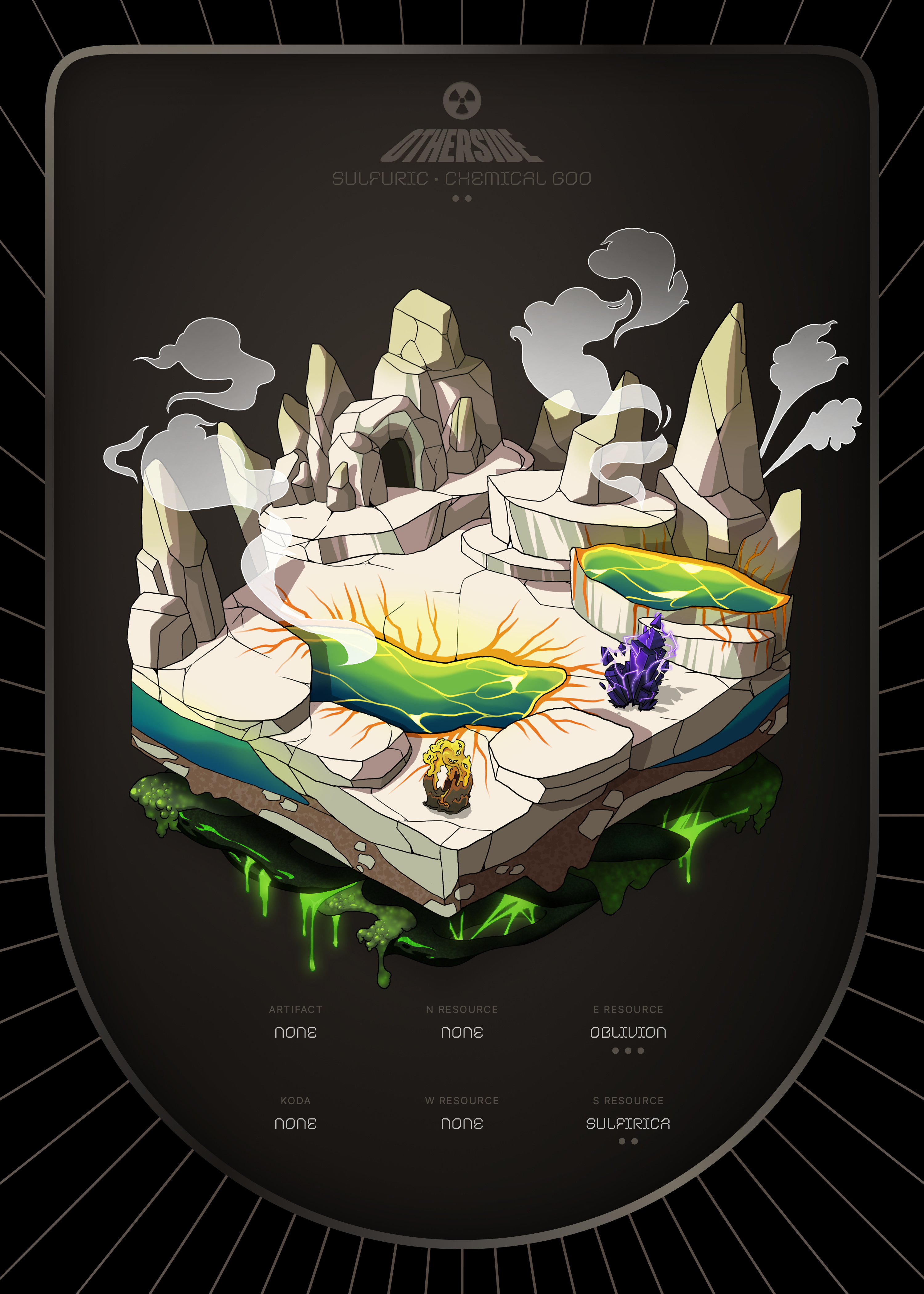 Otherdeed #12795 — Sulfuric