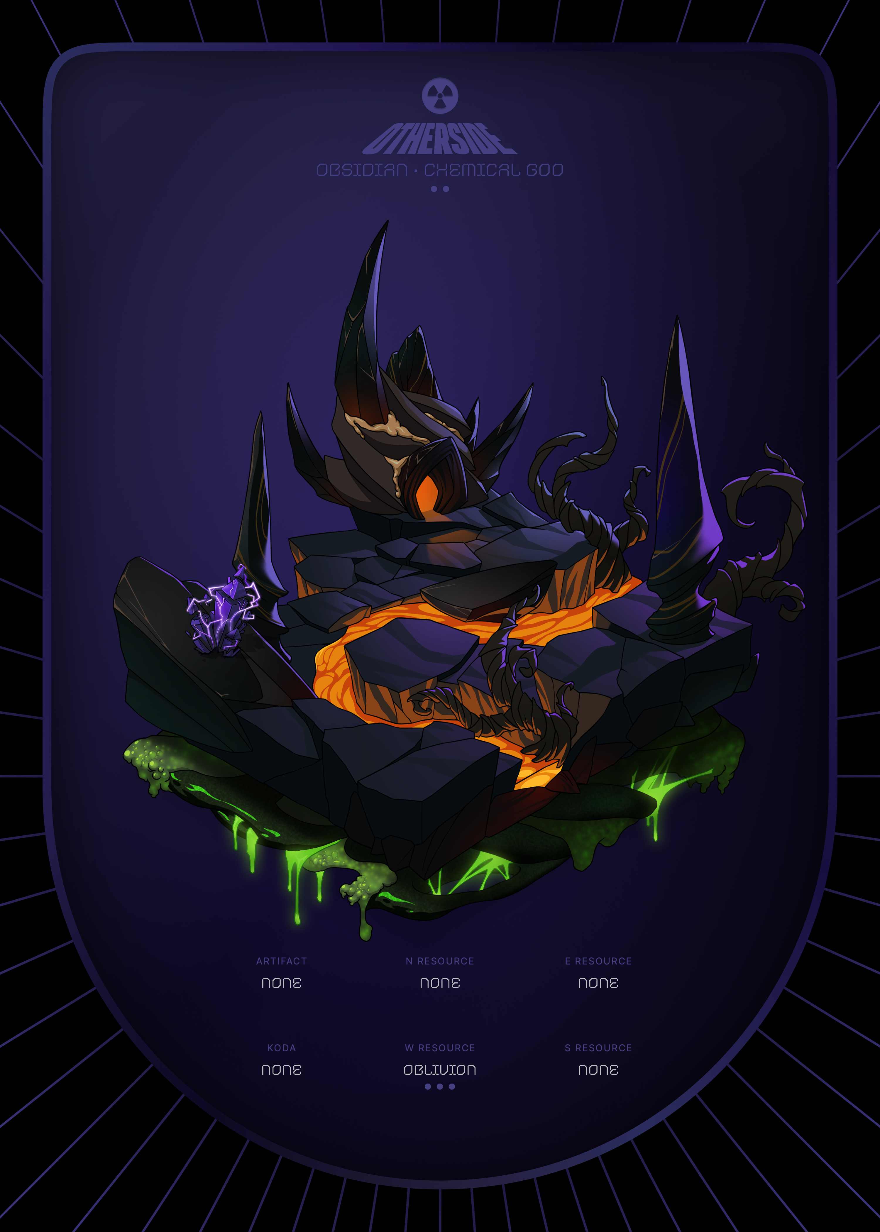 Otherdeed #16601 — Obsidian