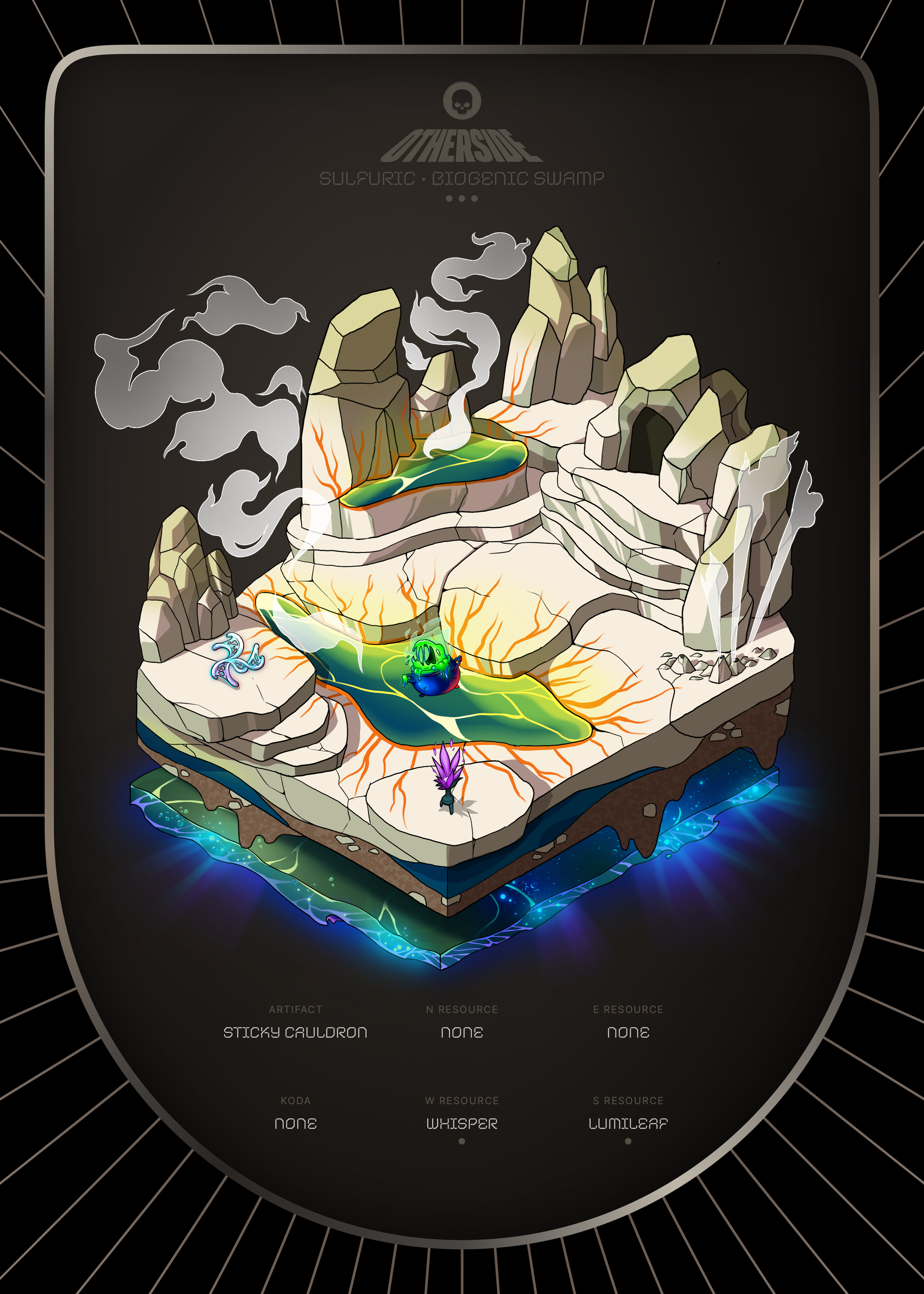 Otherdeed #5196 — Sulfuric