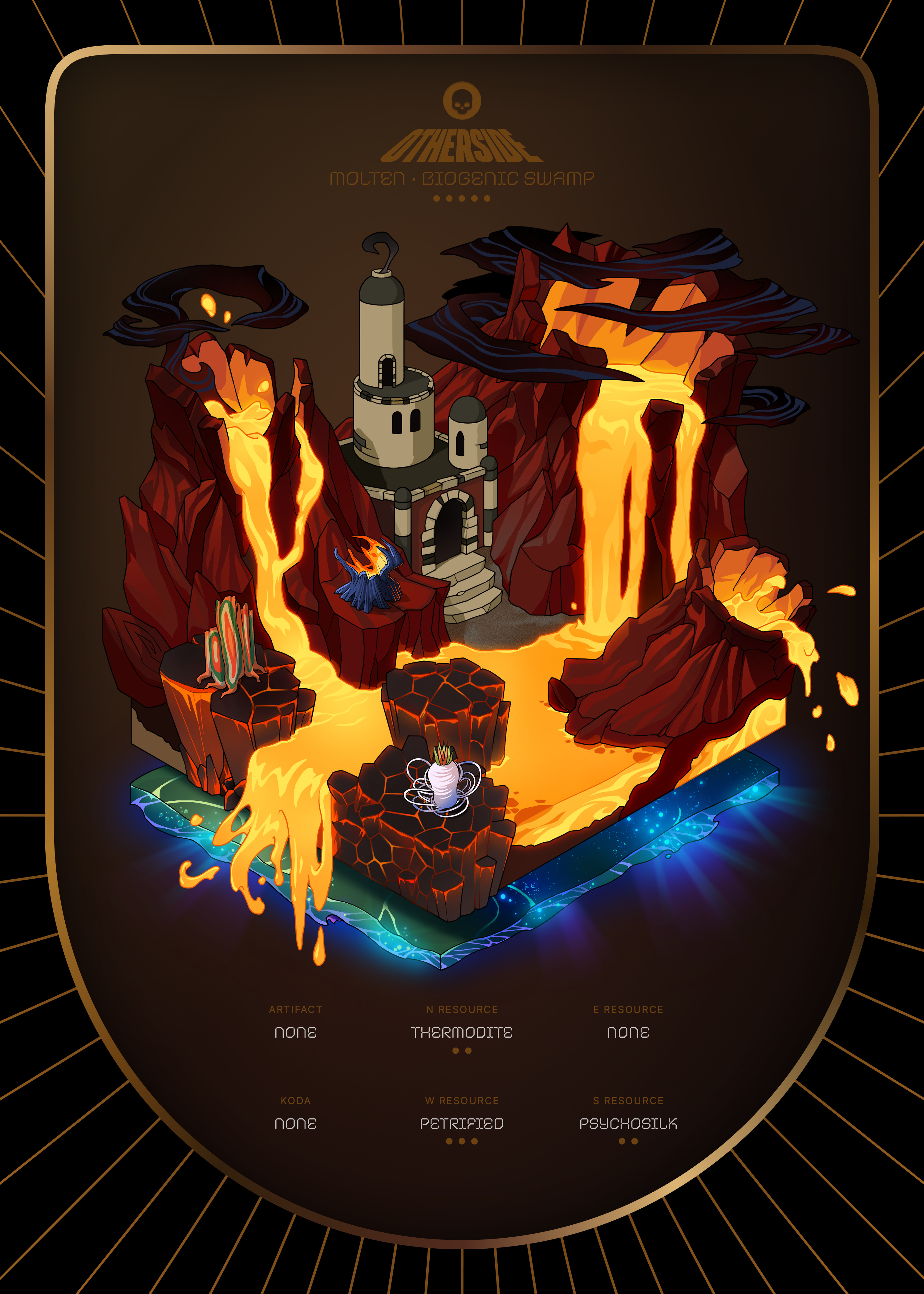 Otherdeed #5991 — Molten