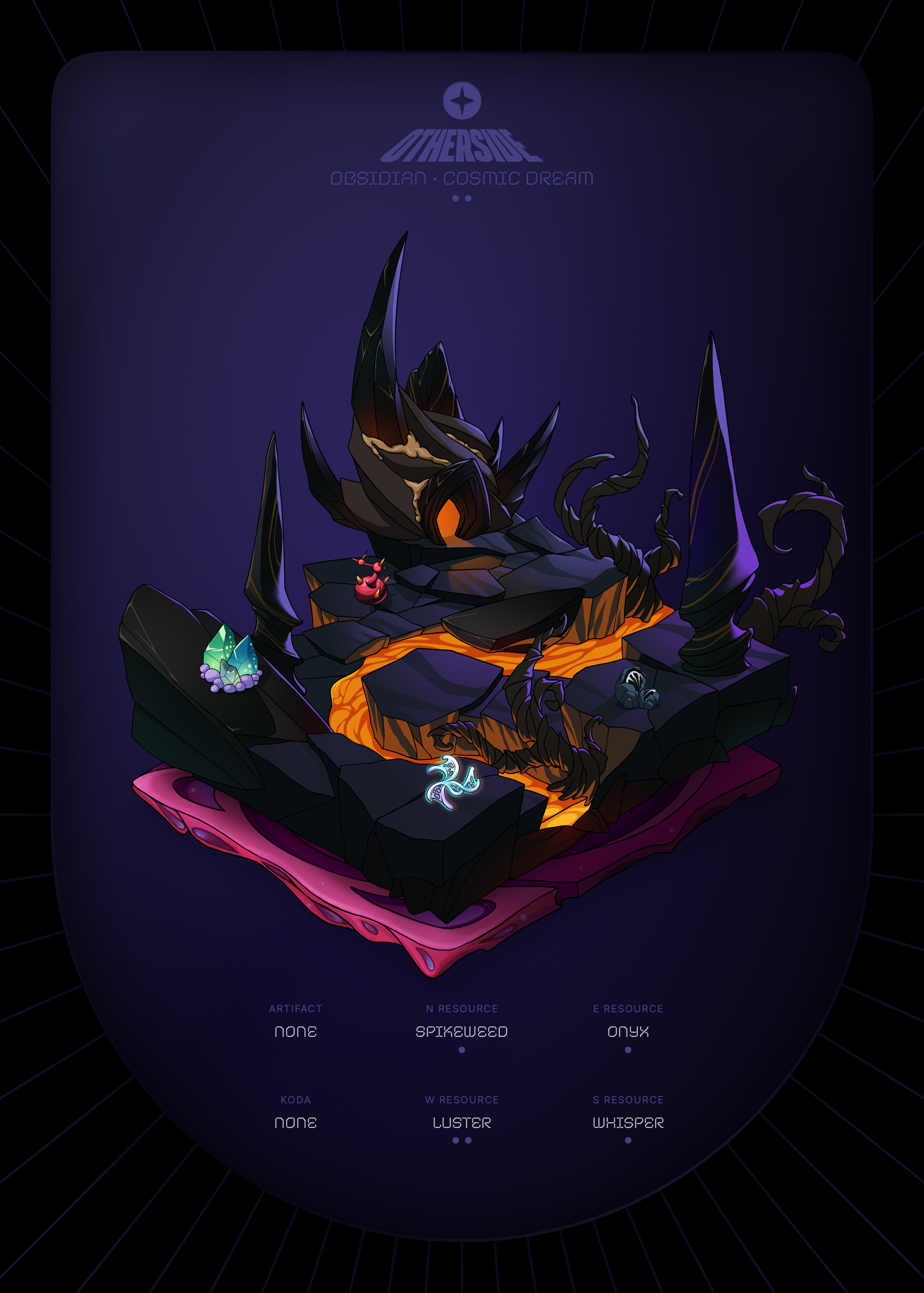 Otherdeed #31318 — Obsidian