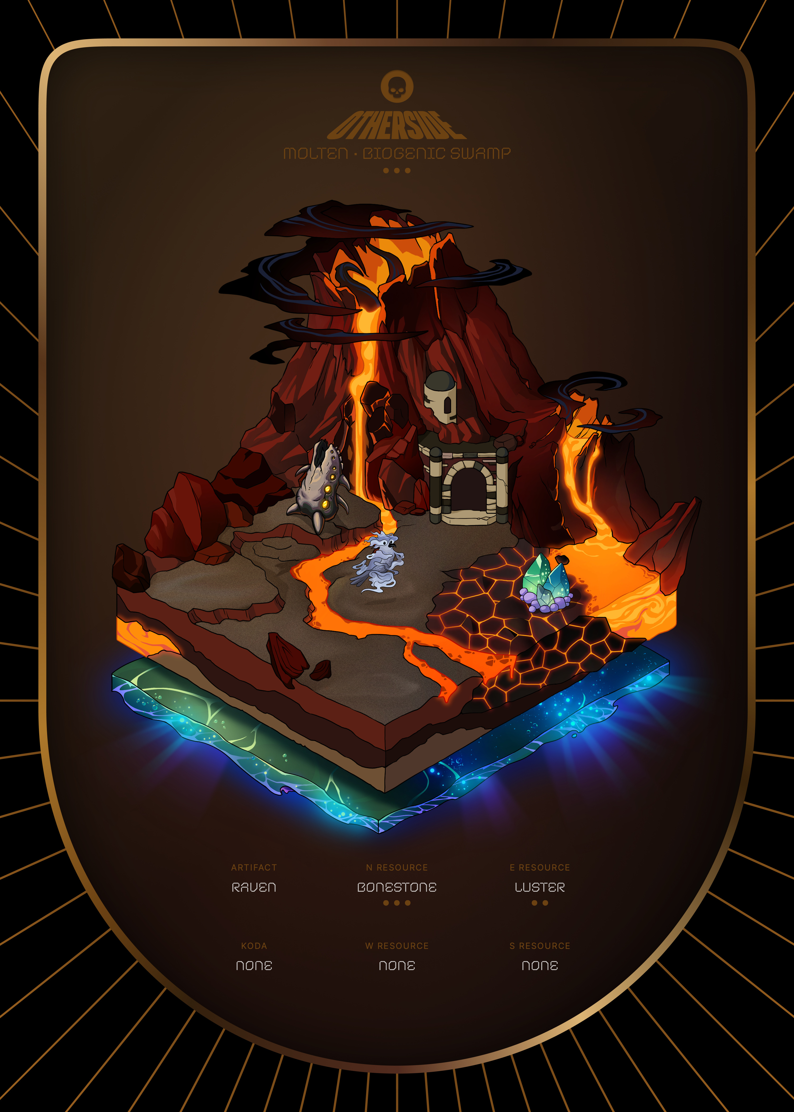 Otherdeed #8421 — Molten