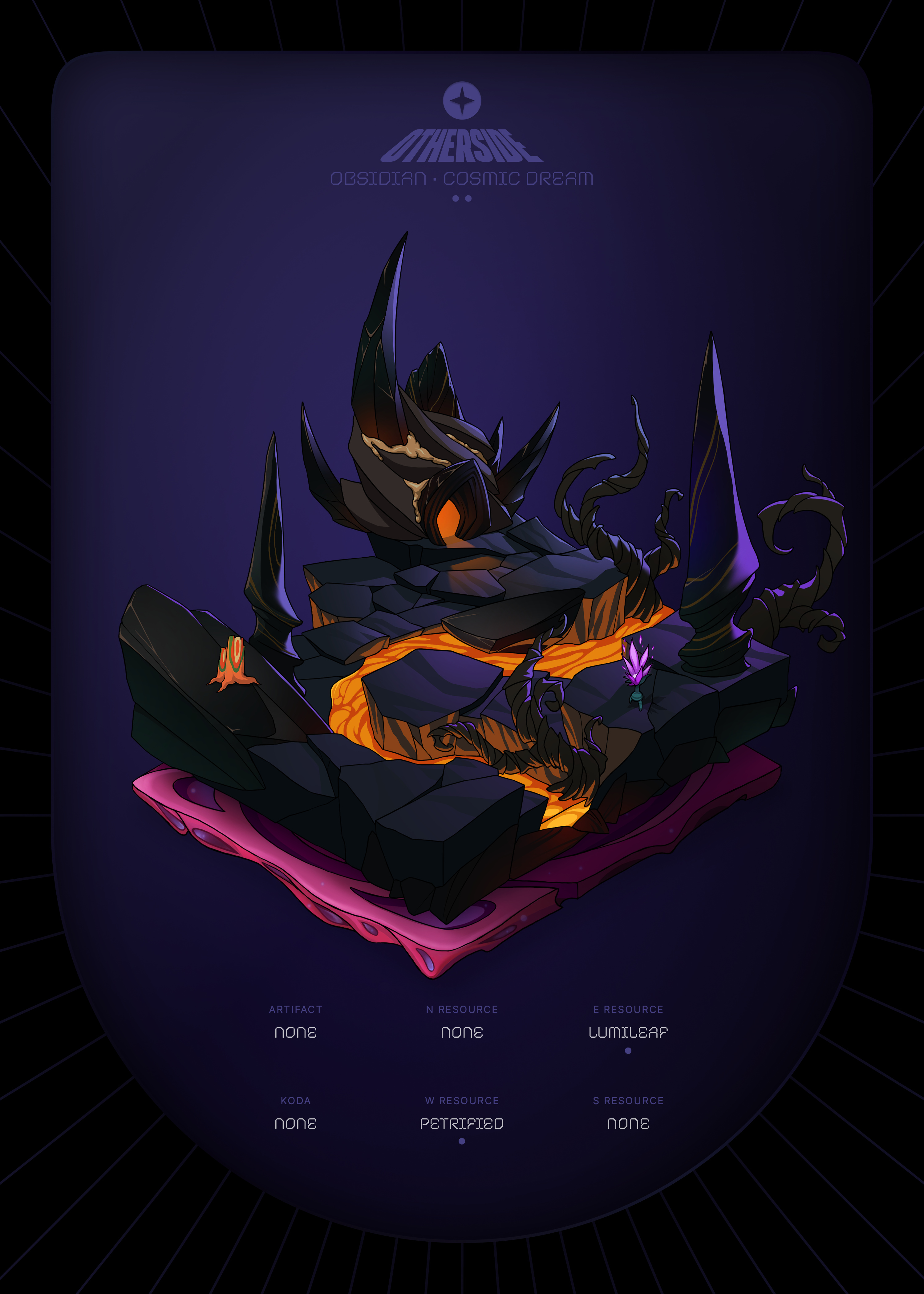 Otherdeed #92135 — Obsidian