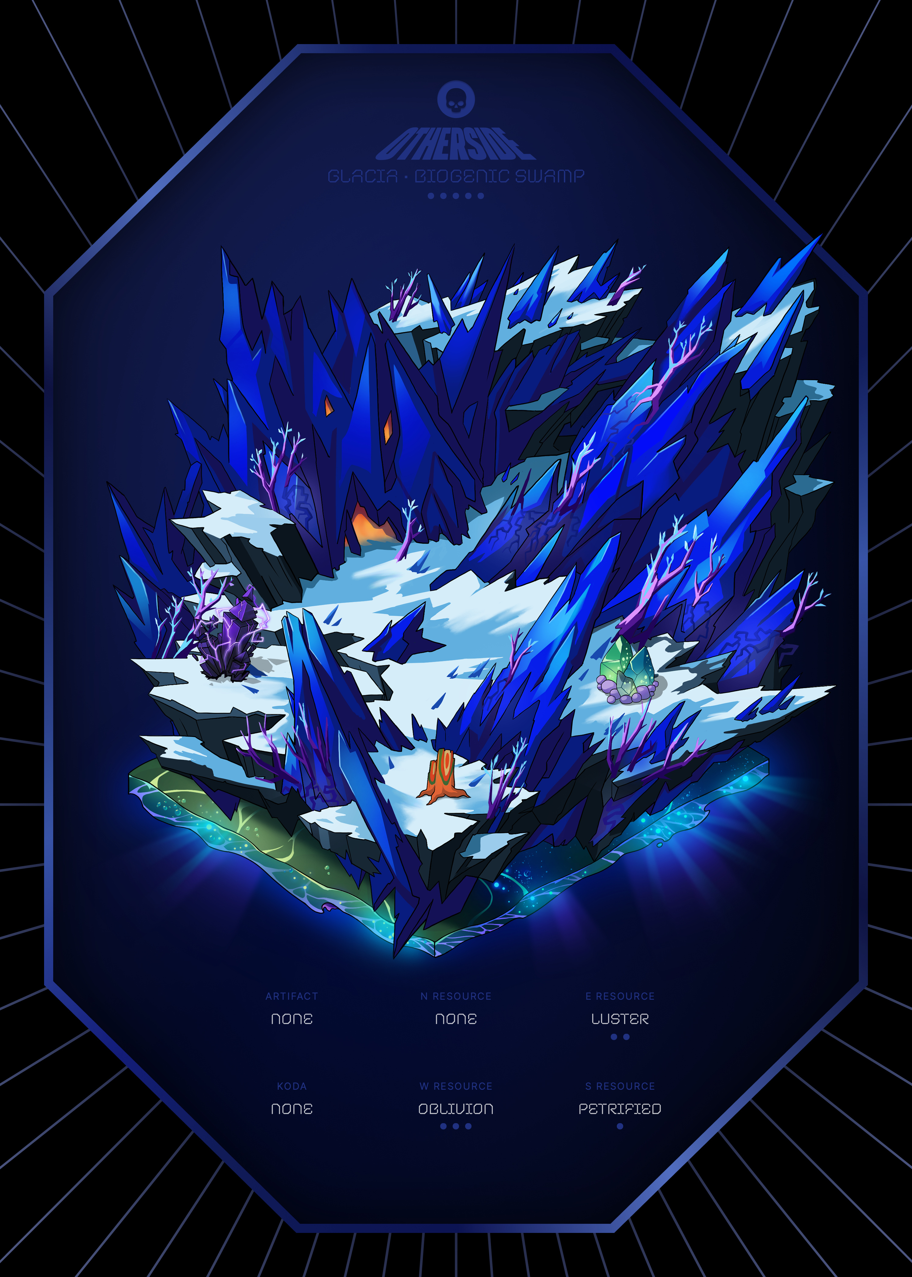 Otherdeed #5049 — Glacia