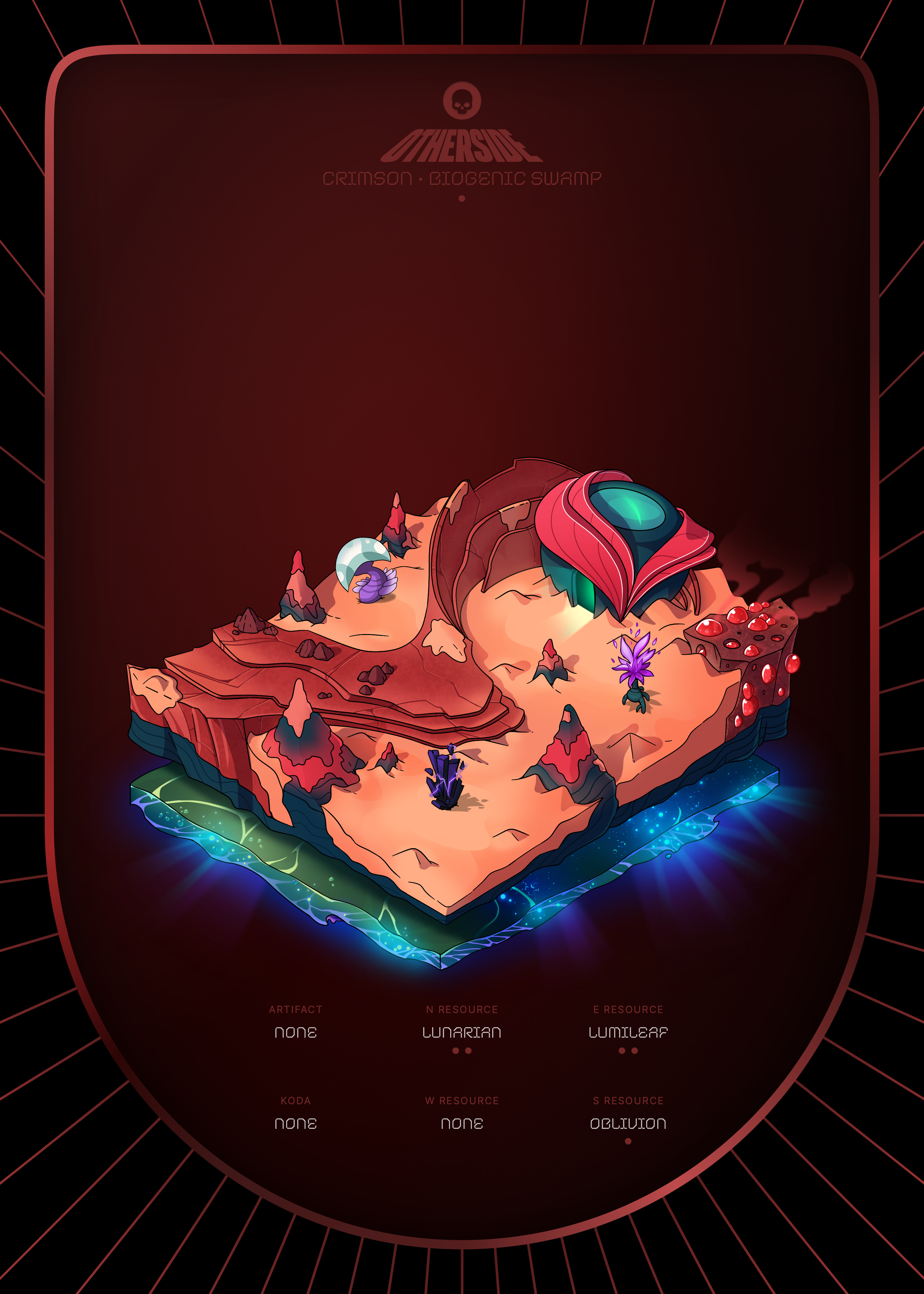 Otherdeed #5731 — Crimson