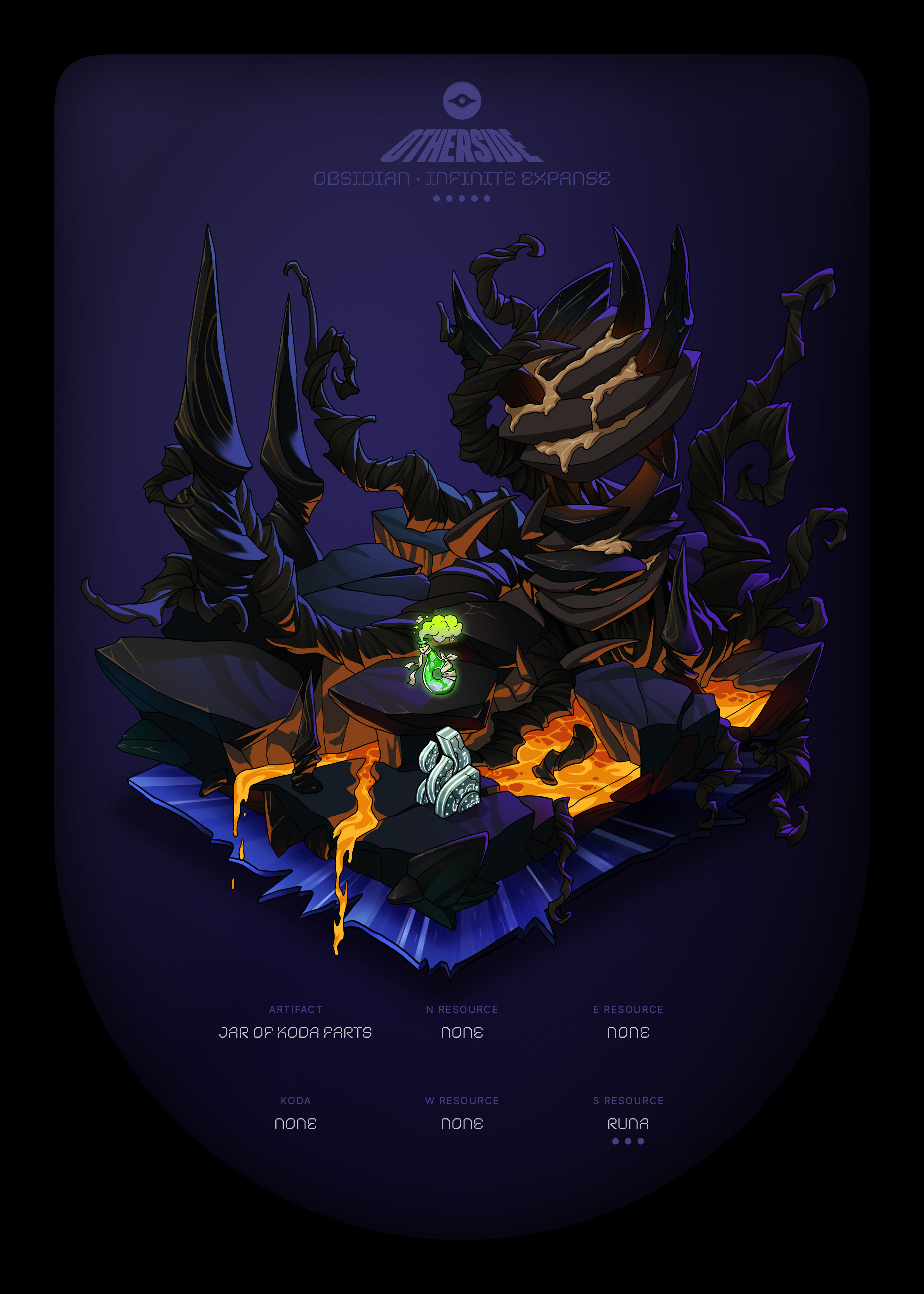 Otherdeed #41540 — Obsidian