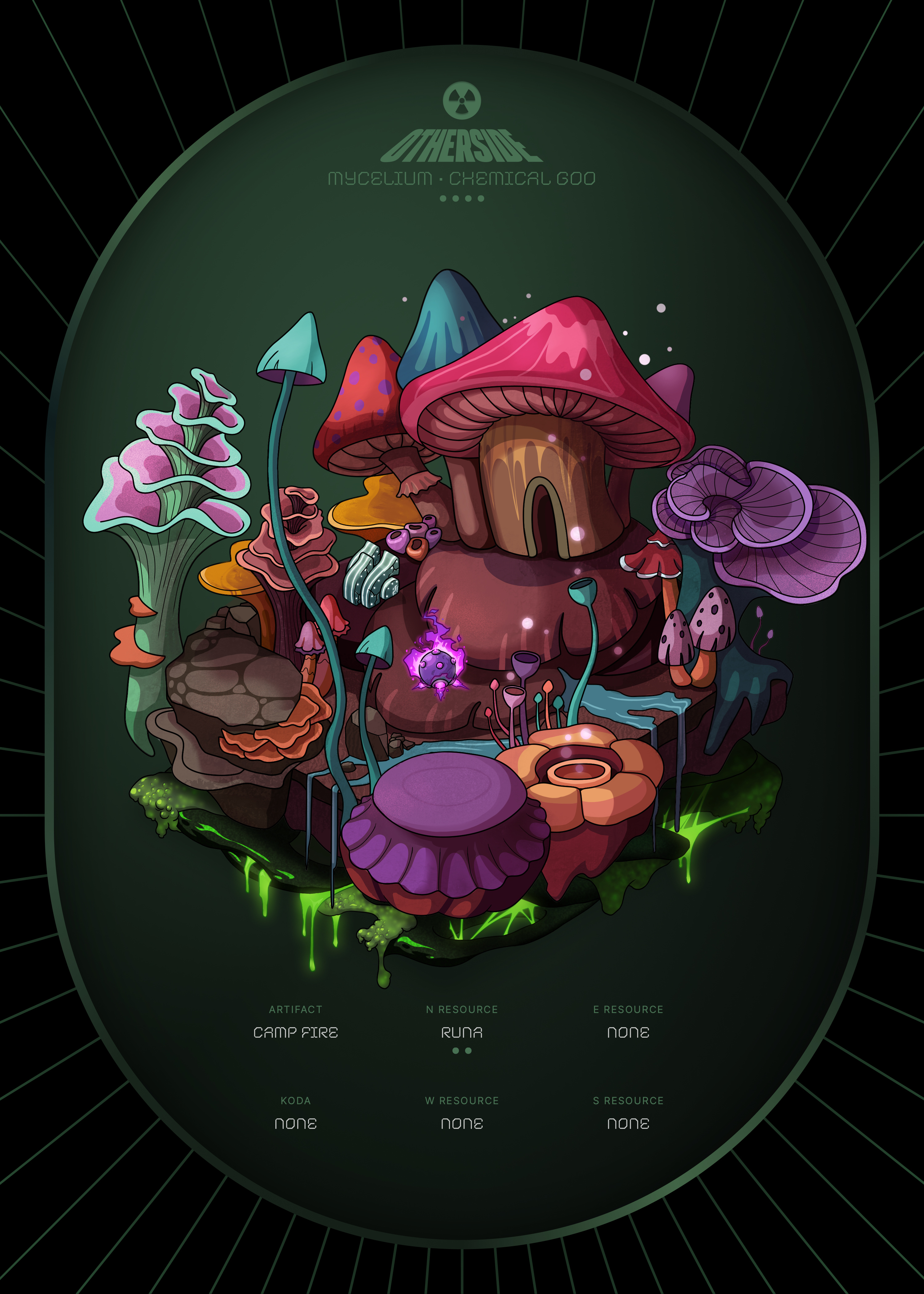 Otherdeed #19501 — Mycelium