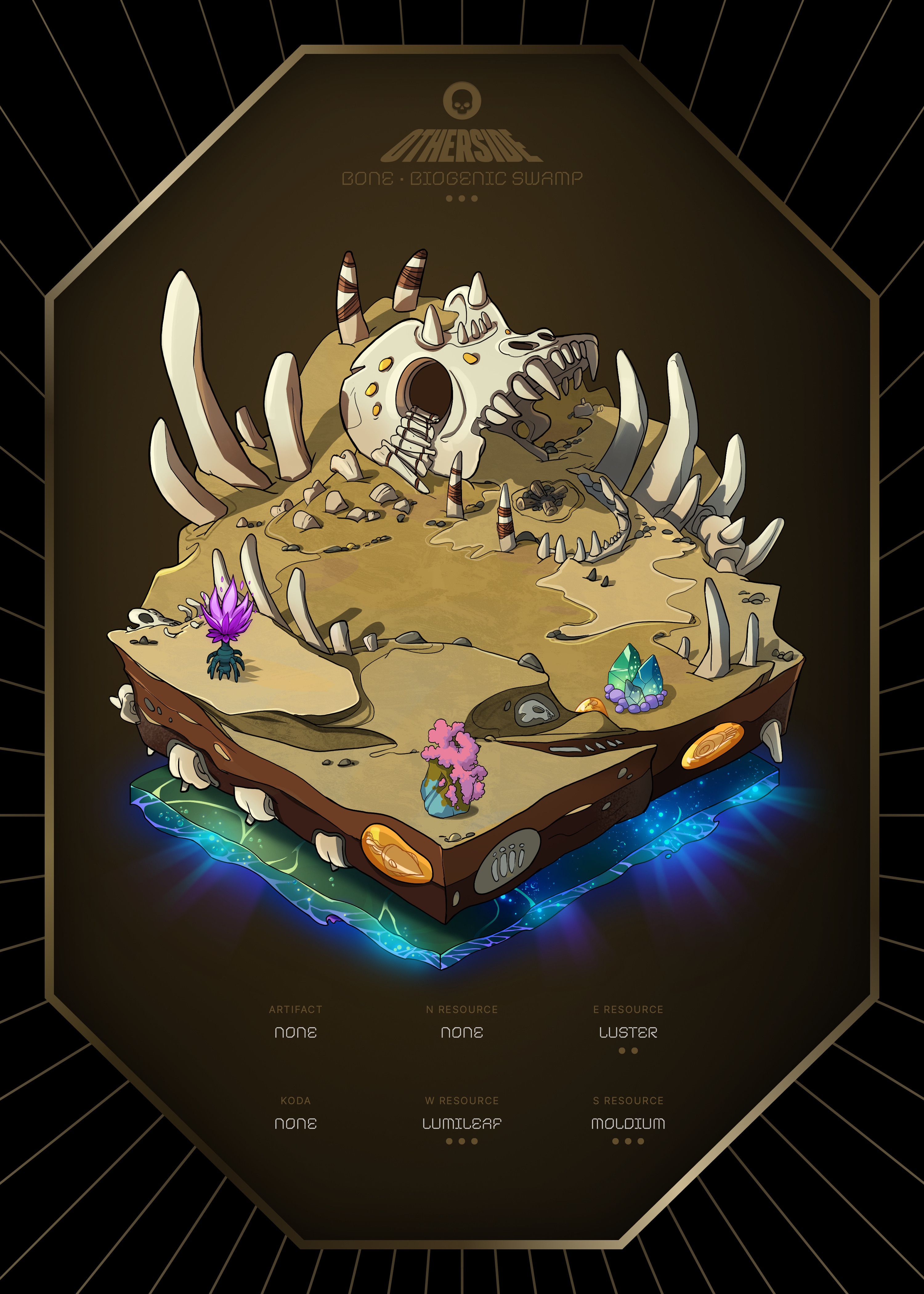 Otherdeed #8901 — Bone