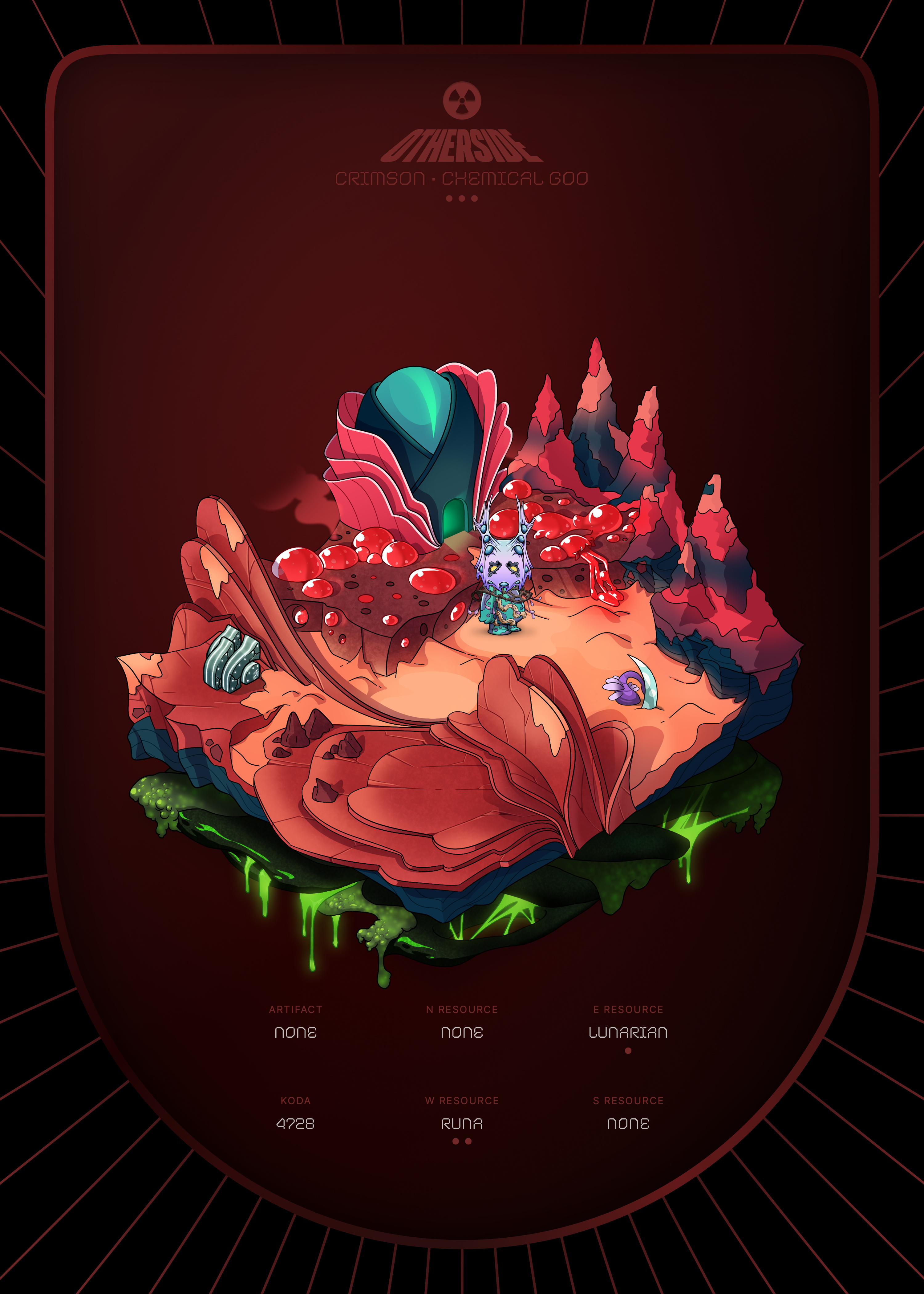 Otherdeed #15456 — Crimson
