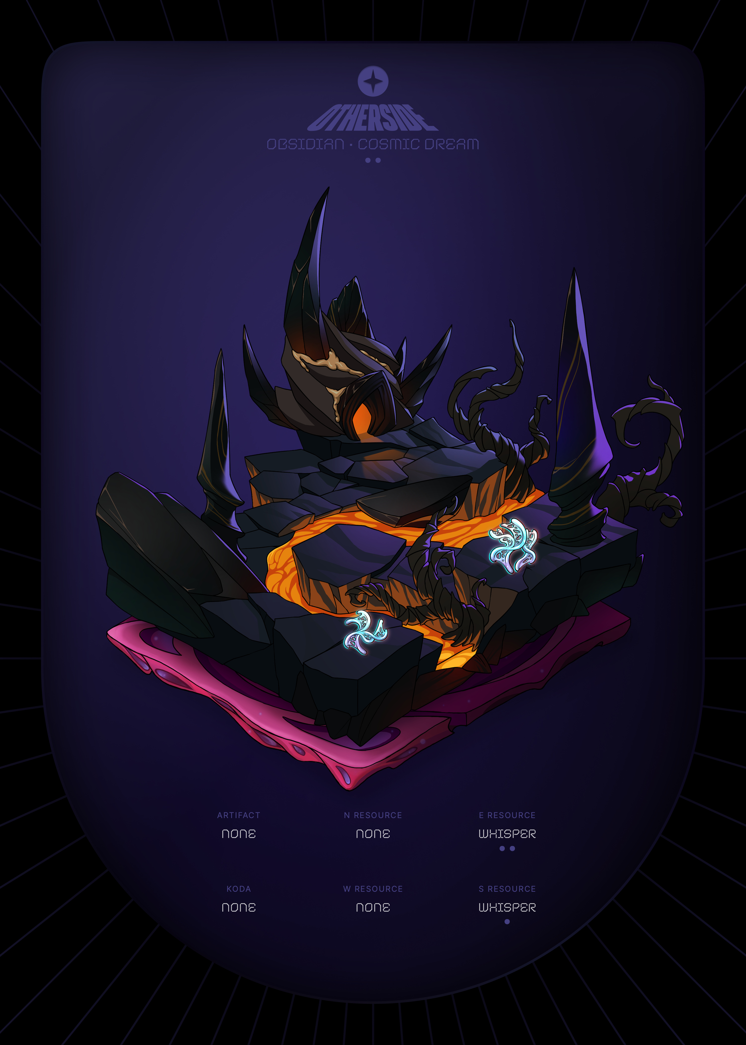 Otherdeed #37304 — Obsidian