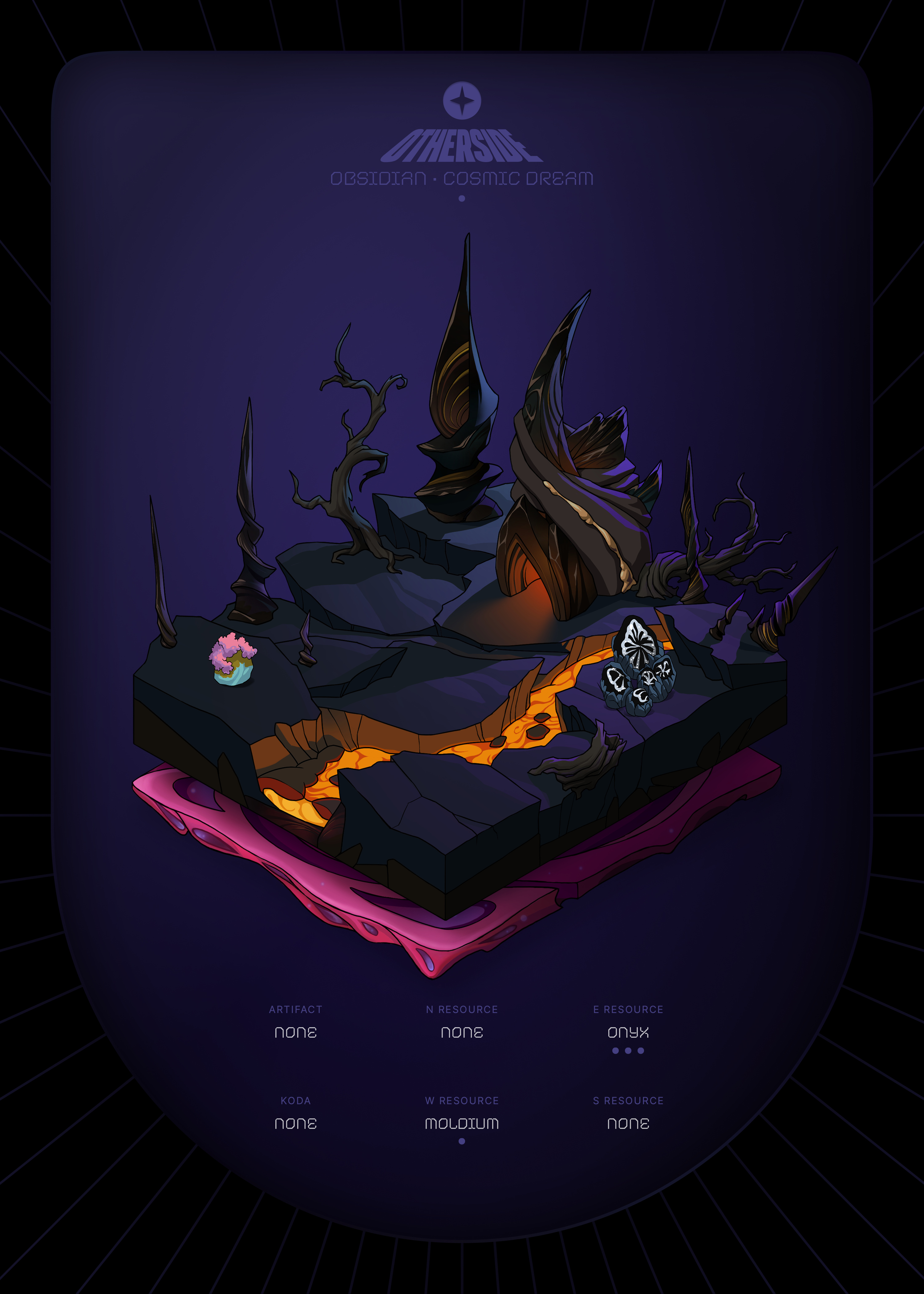 Otherdeed #34543 — Obsidian