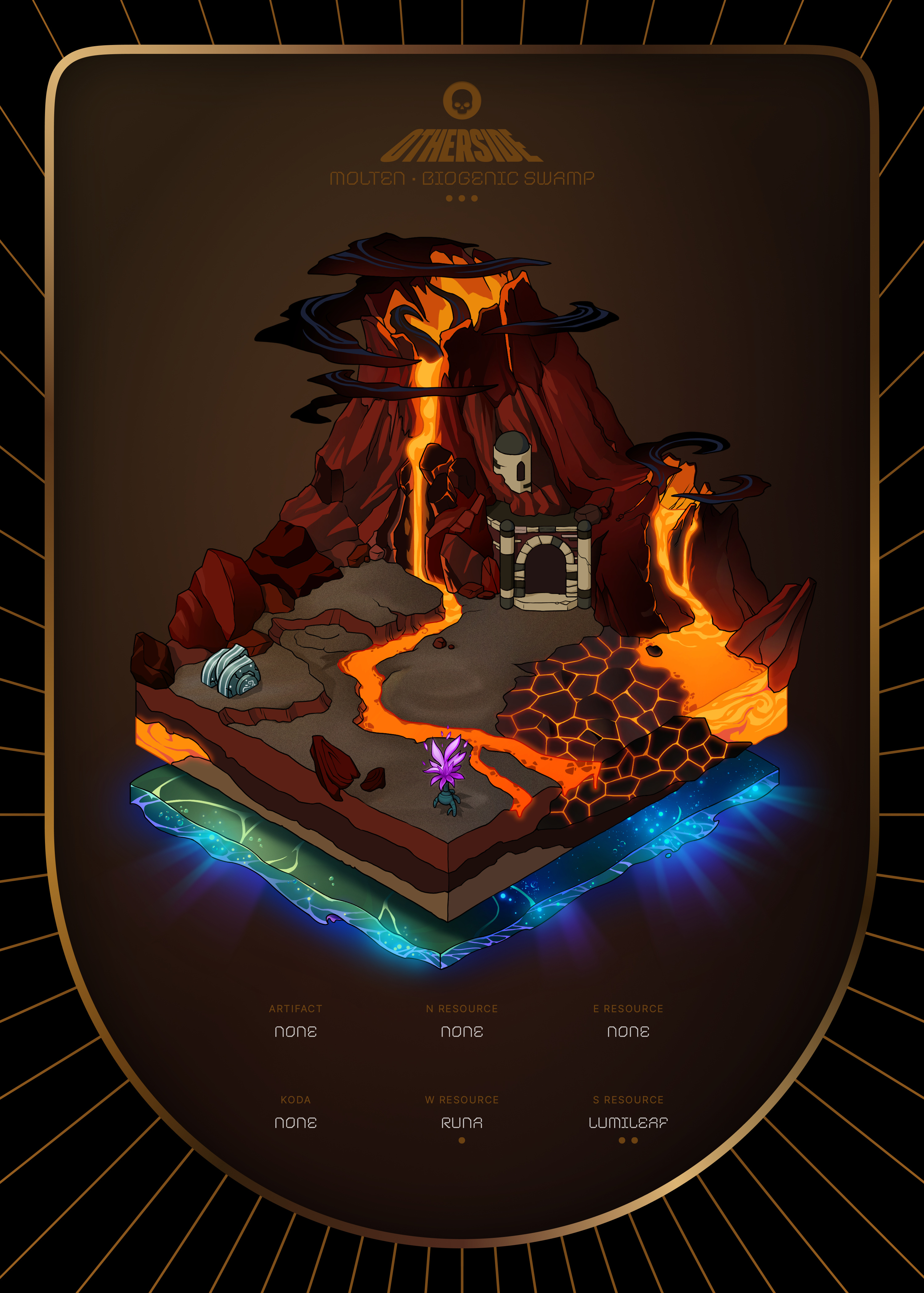 Otherdeed #1180 — Molten