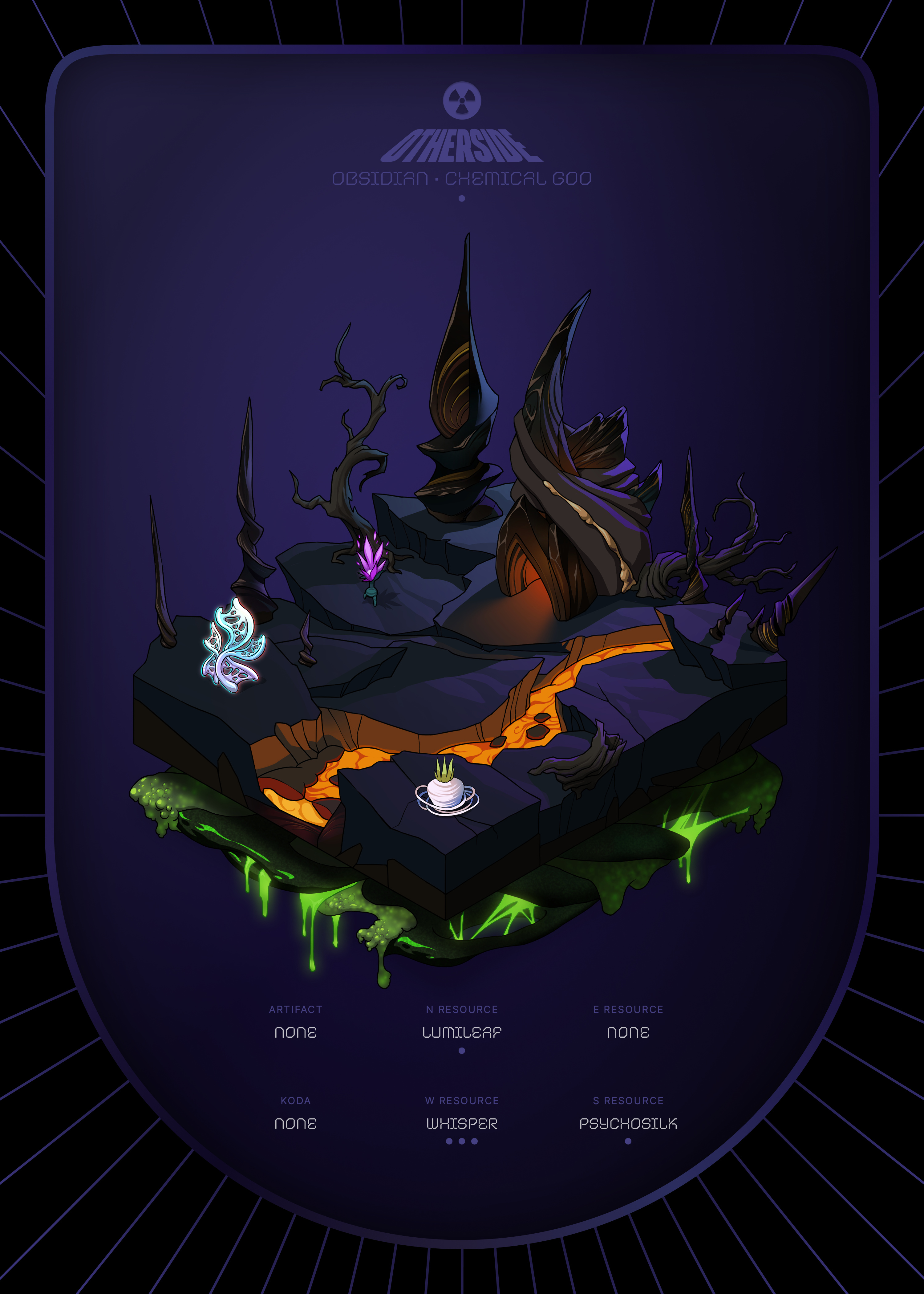 Otherdeed #15406 — Obsidian