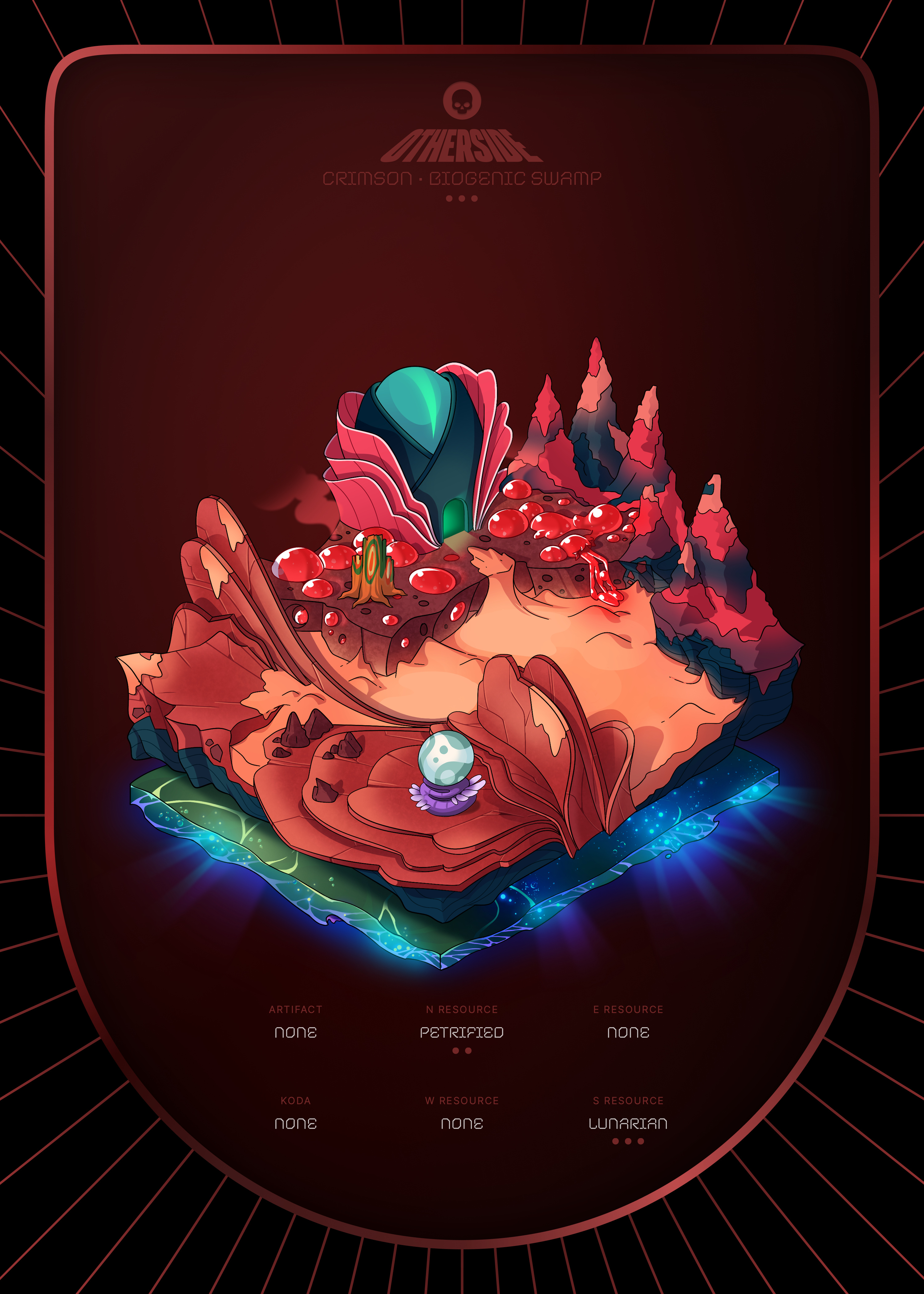 Otherdeed #7286 — Crimson
