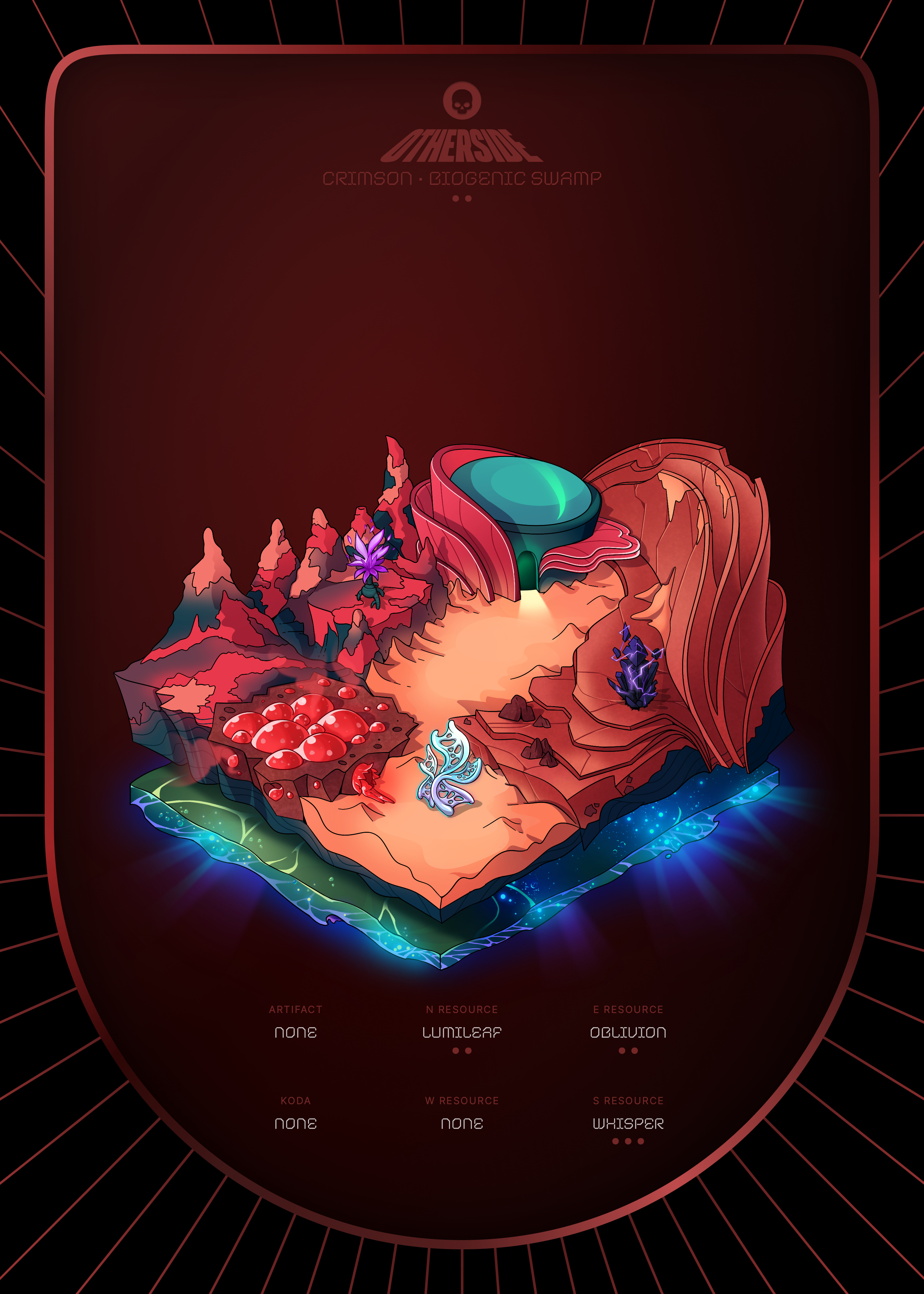 Otherdeed #3262 — Crimson