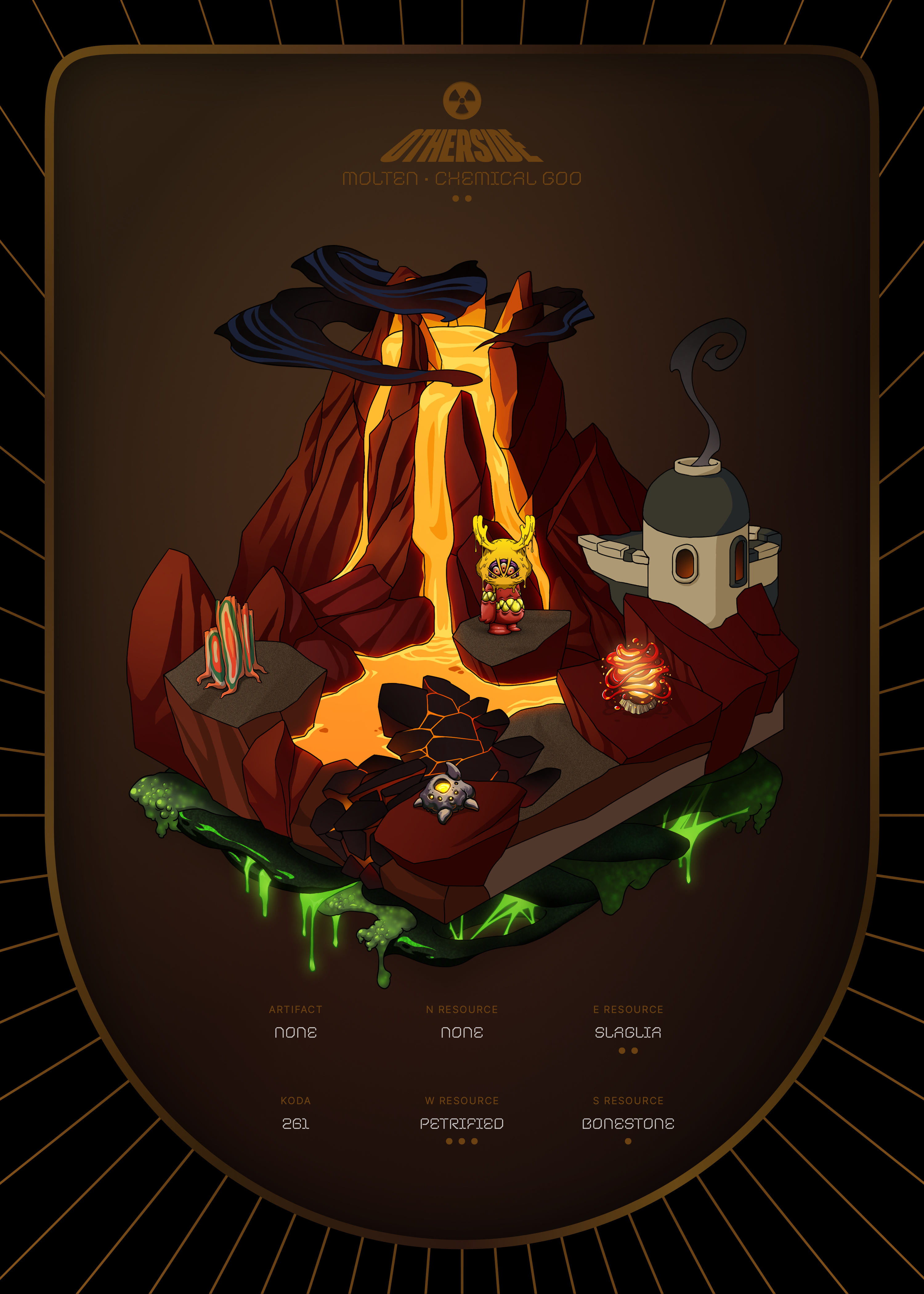 Otherdeed #25543 — Molten