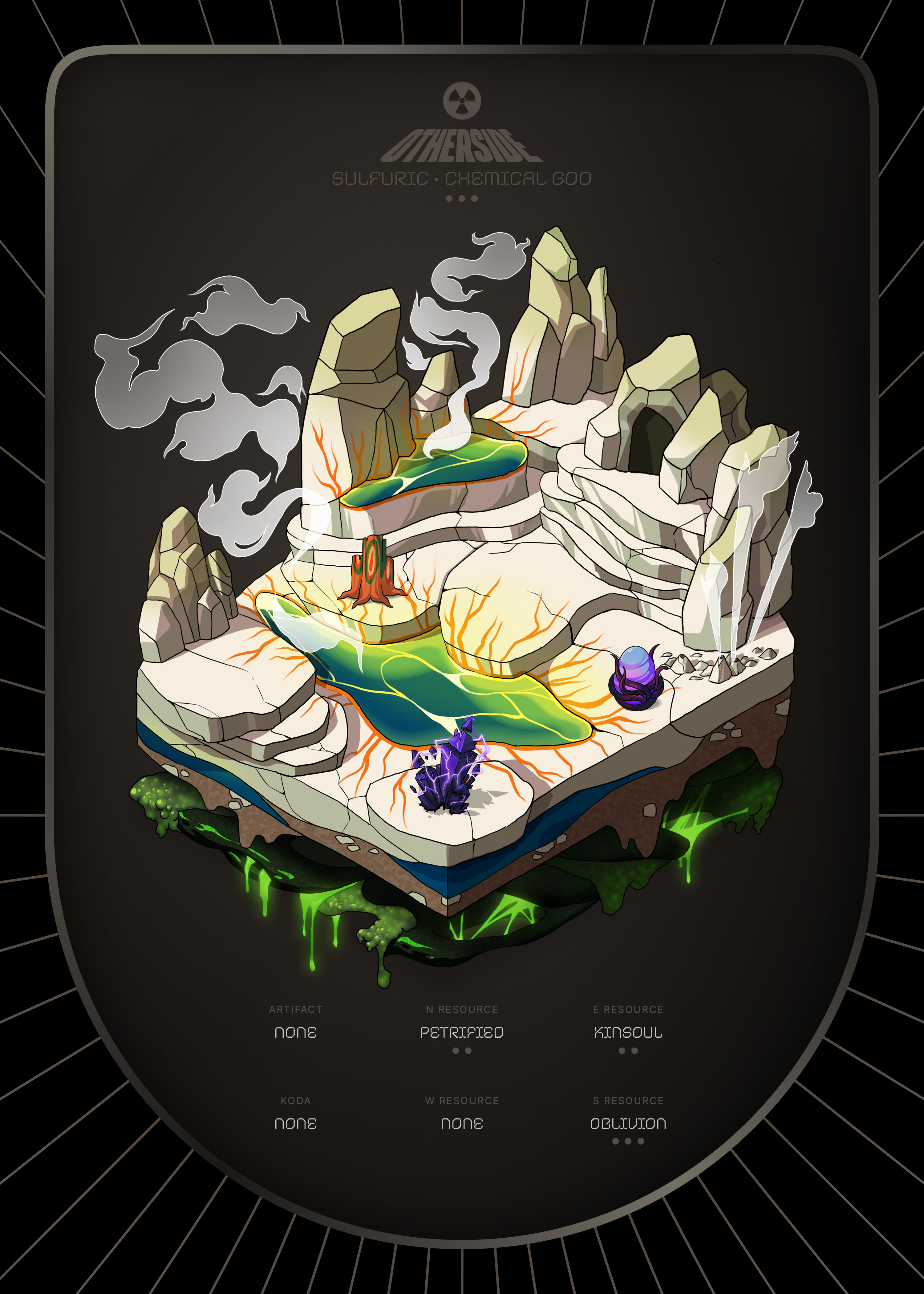 Otherdeed #12355 — Sulfuric