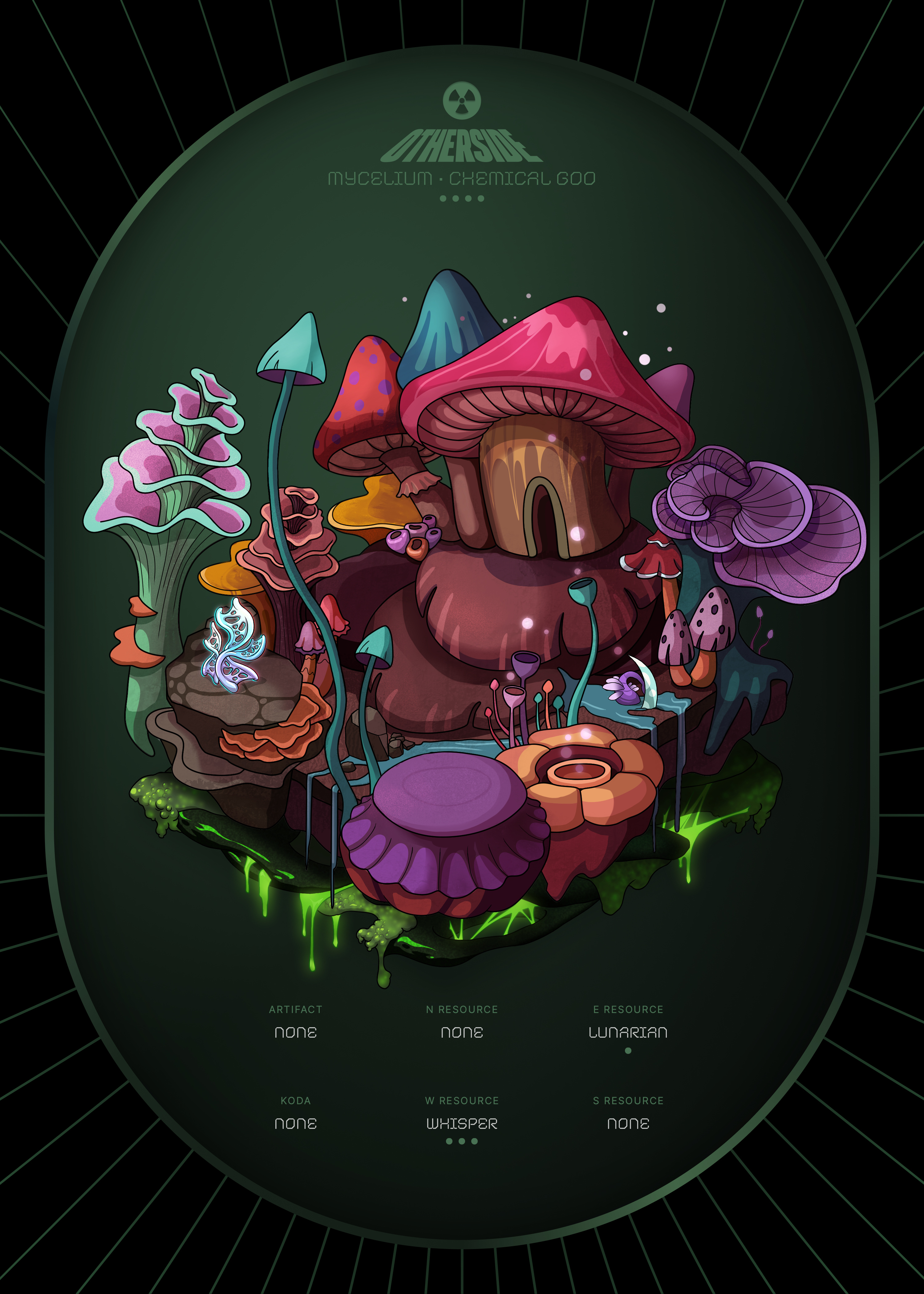 Otherdeed #11635 — Mycelium