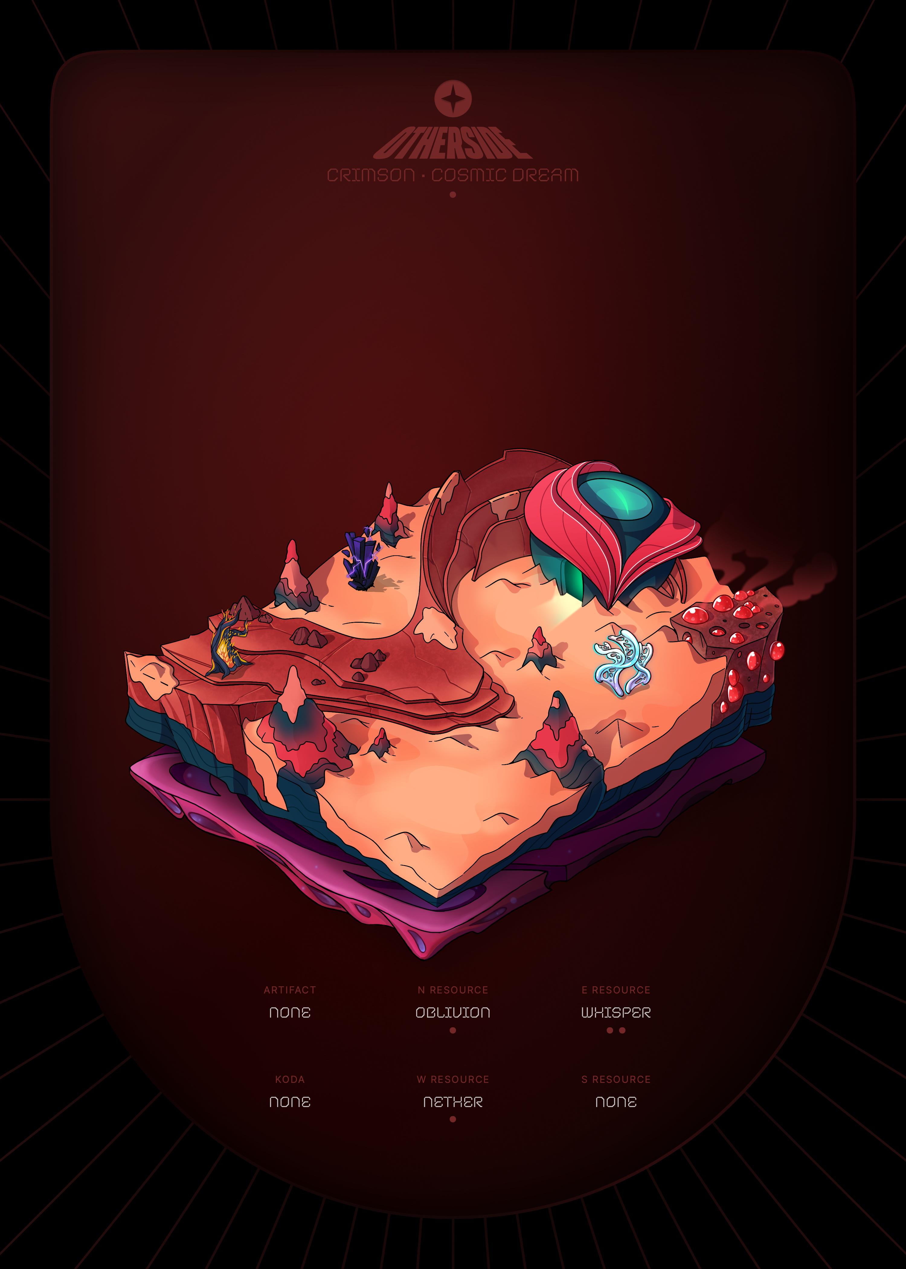 Otherdeed #92884 — Crimson