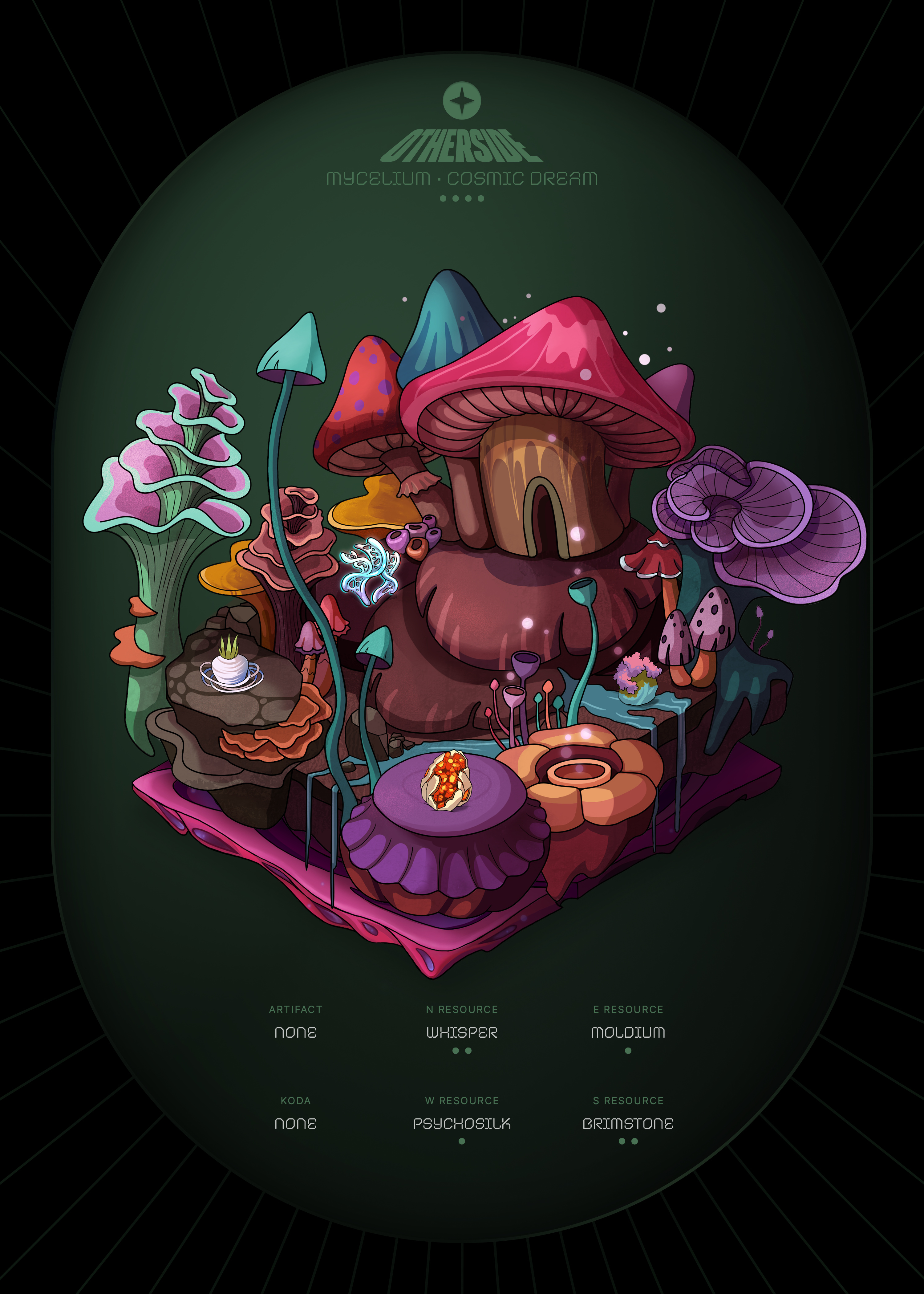 Otherdeed #39548 — Mycelium