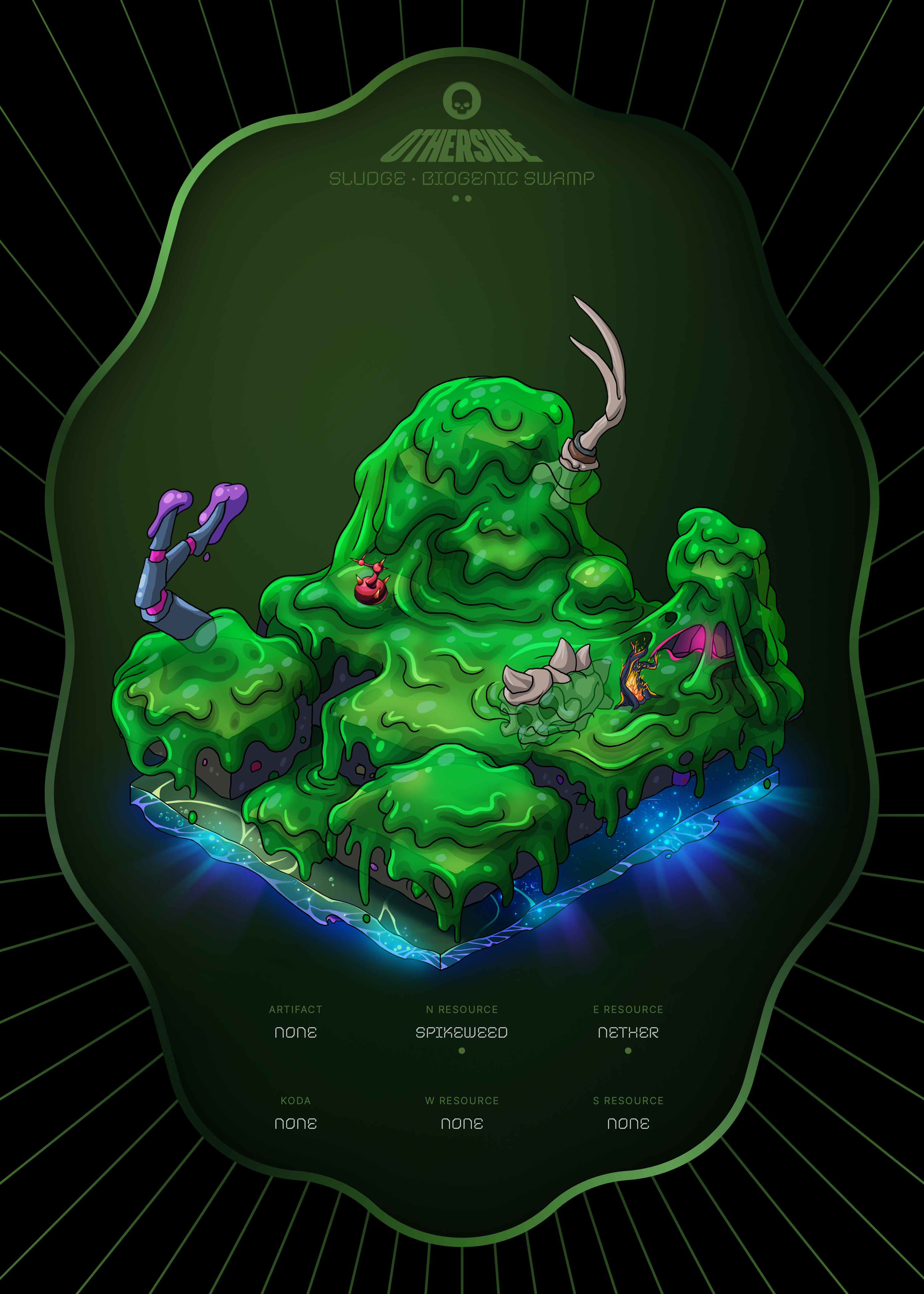 Otherdeed #3996 — Sludge