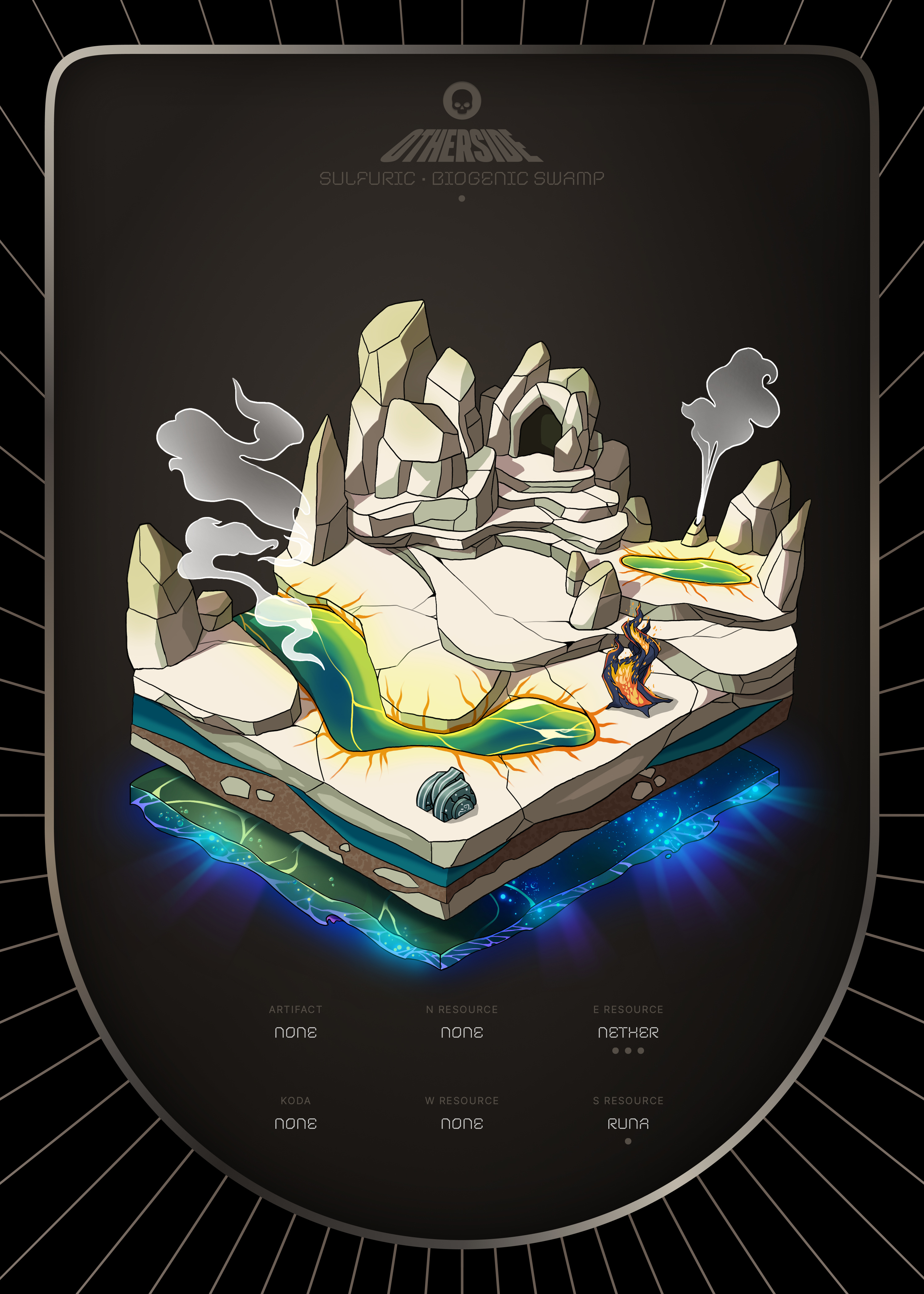 Otherdeed #4502 — Sulfuric
