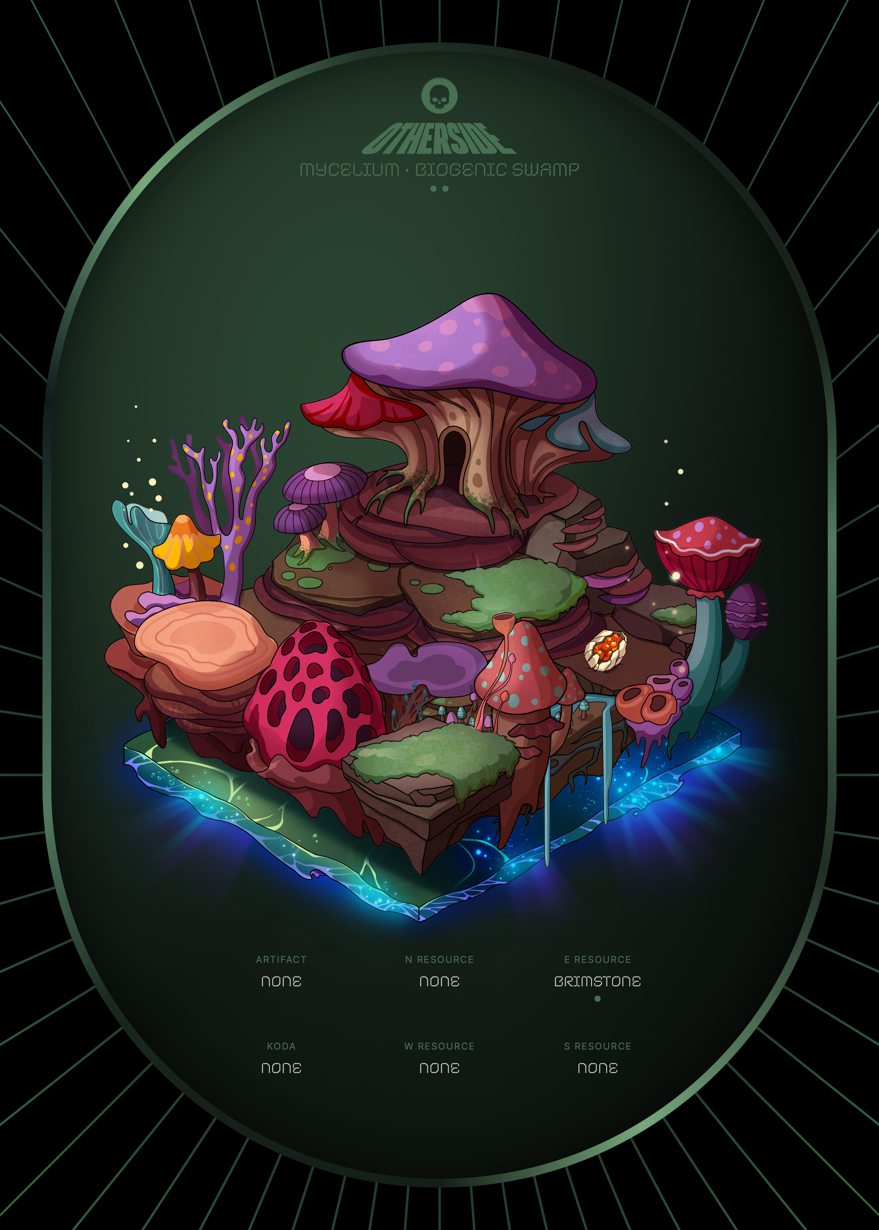 Otherdeed #5937 — Mycelium