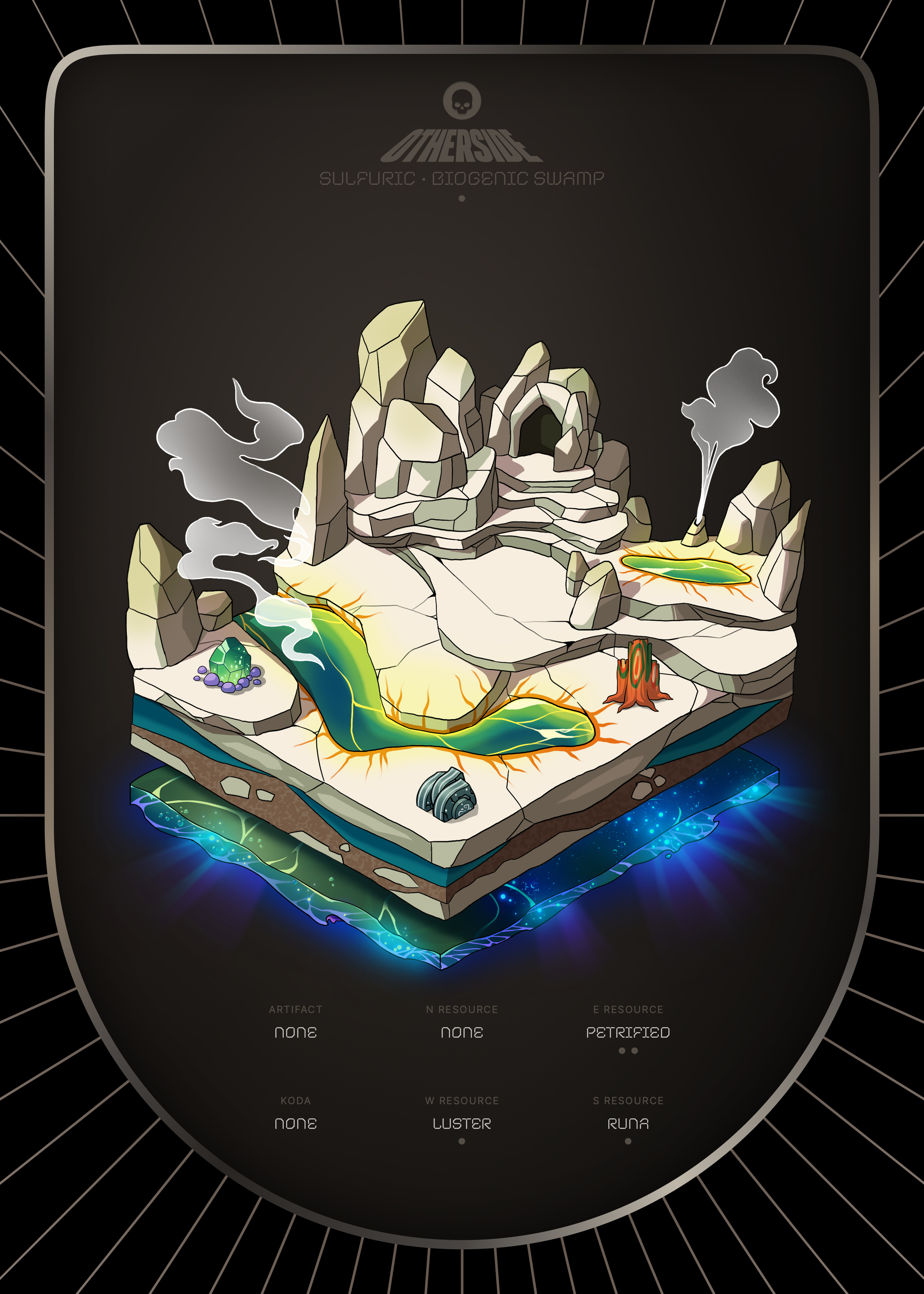 Otherdeed #7751 — Sulfuric