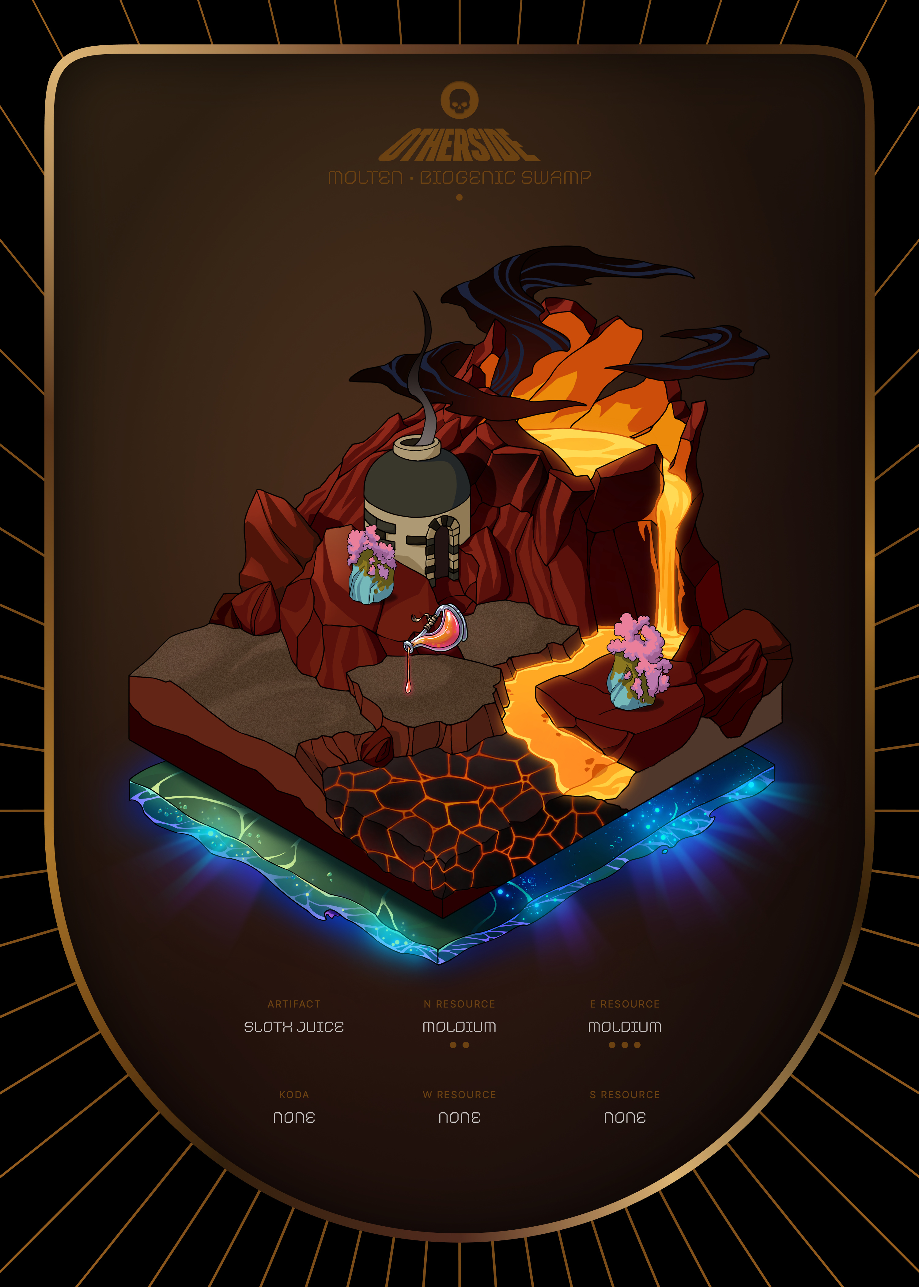 Otherdeed #5098 — Molten