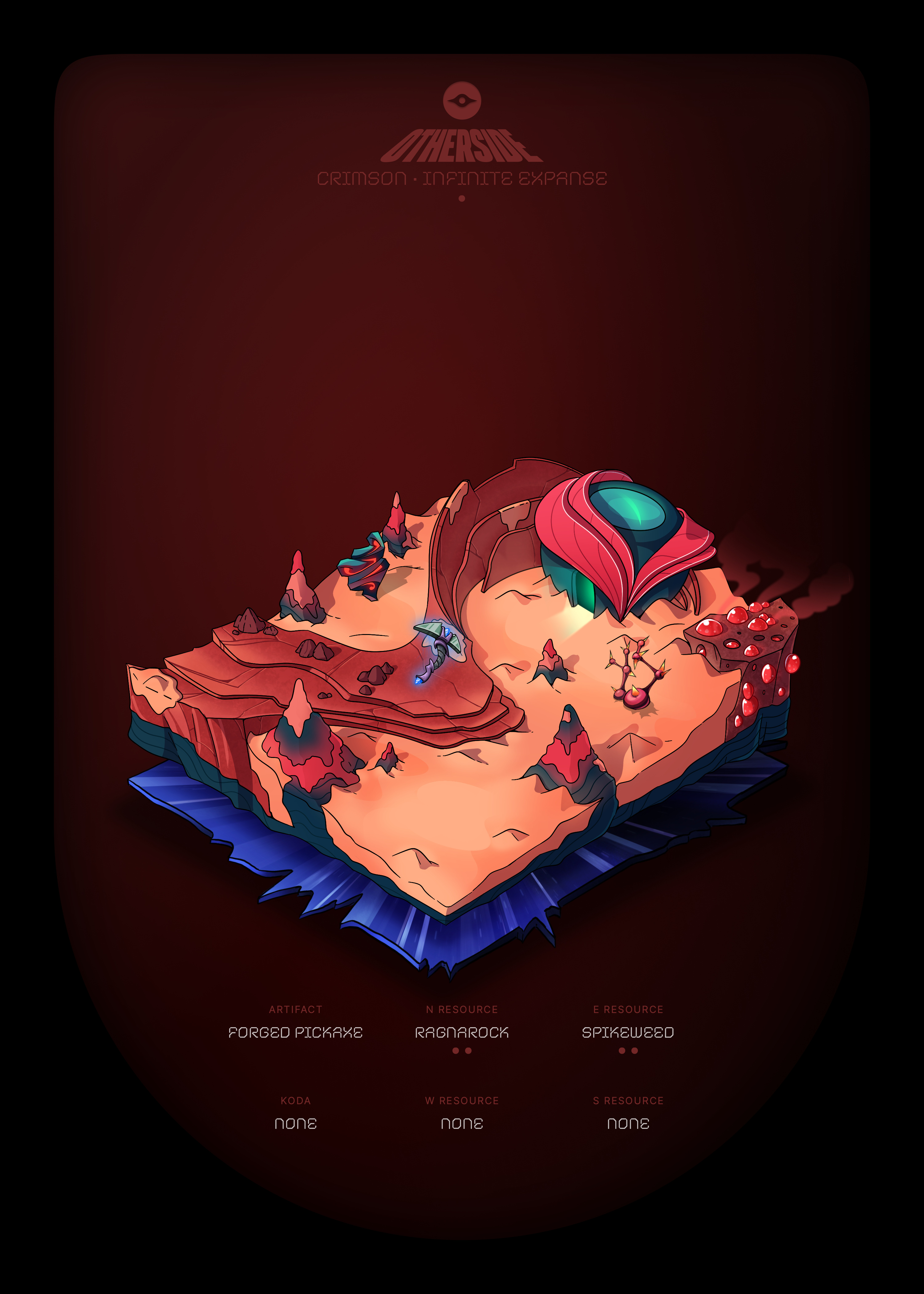 Otherdeed #53289 — Crimson