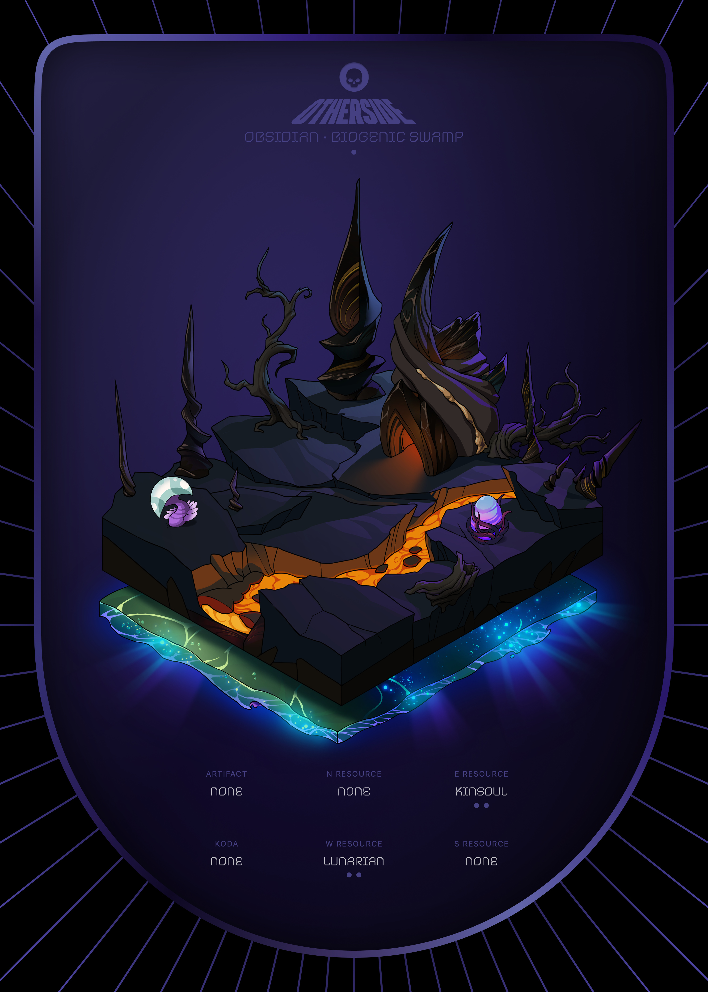 Otherdeed #7191 — Obsidian